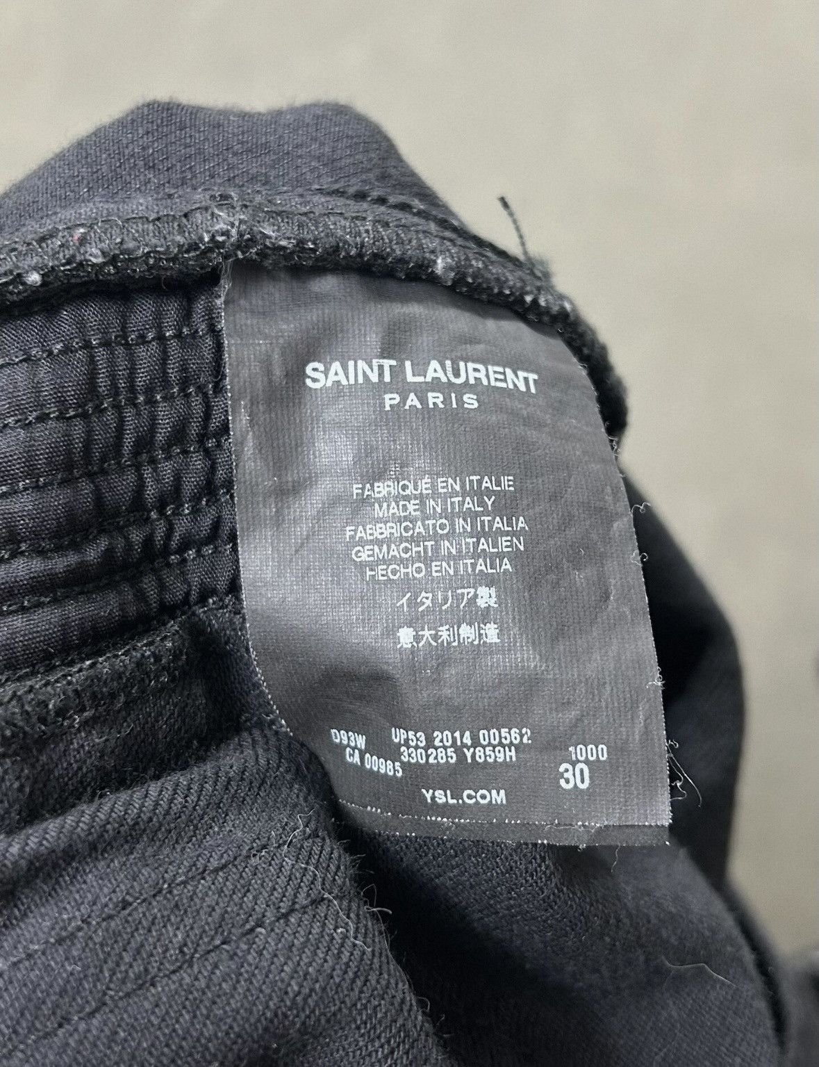 Saint Laurent Paris Saint Laurent Paris SLP 14FW leggings Size US 30 / EU 46 - 6 Thumbnail
