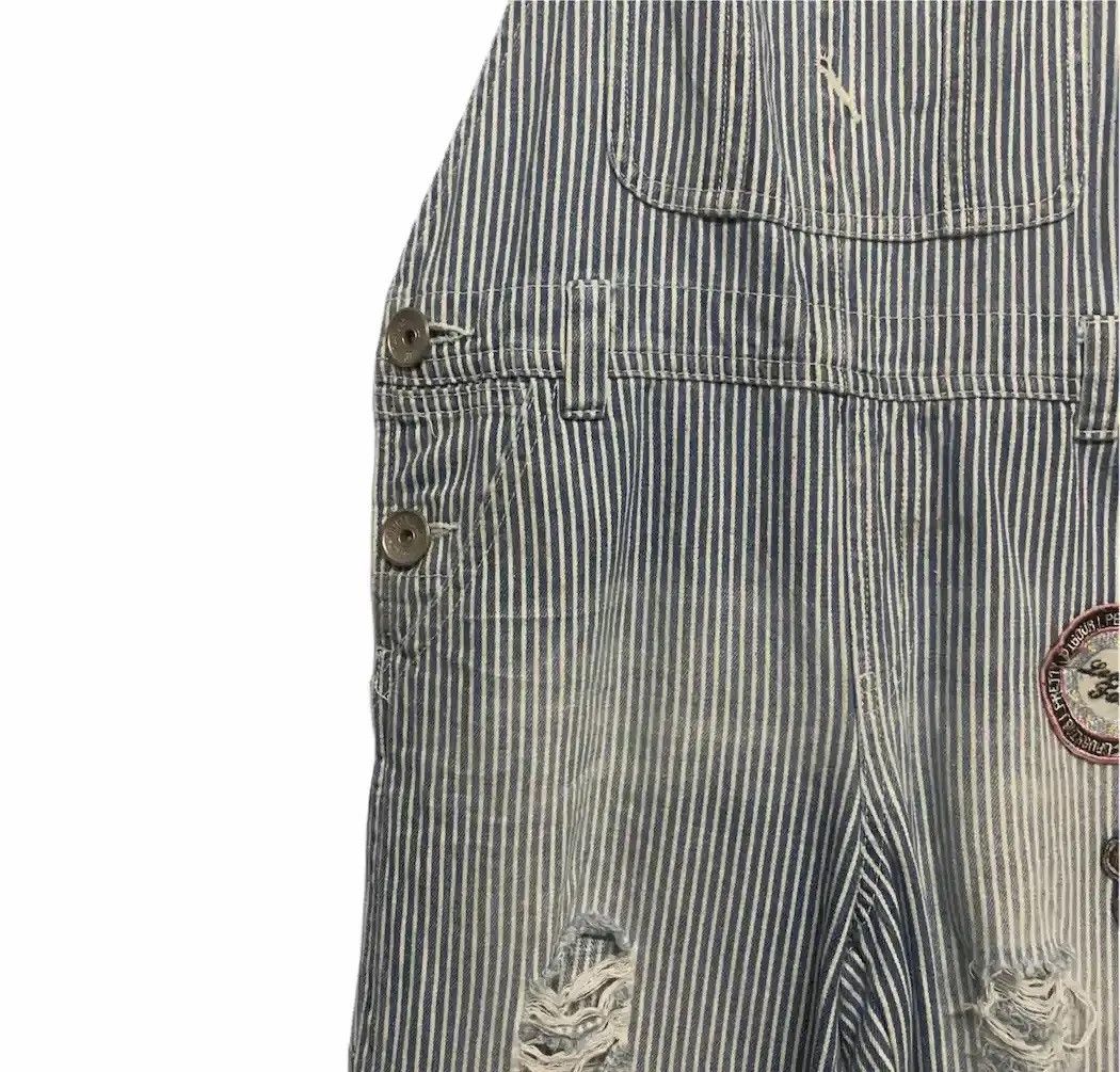 Hysteric Glamour JAPANESE VINTAGE 32x31 TROUSERS HICKORY STRIPED OVERALLS Size US 32 / EU 48 - 4 Thumbnail