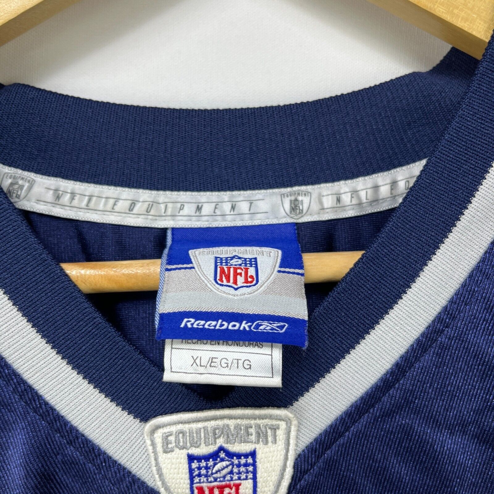 Reebok × Vintage Vintage Y2K New England Patriots NFL Benjamin Watson Reebok Size US XL / EU 56 / 4 - 7 Thumbnail