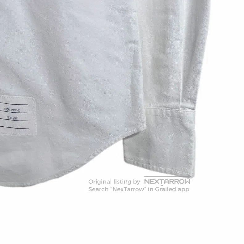 Thom Browne Thom Browne White long-sleeved shirt with double-breasted Size XS / US 0-2 / IT 36-38 - 4 Thumbnail