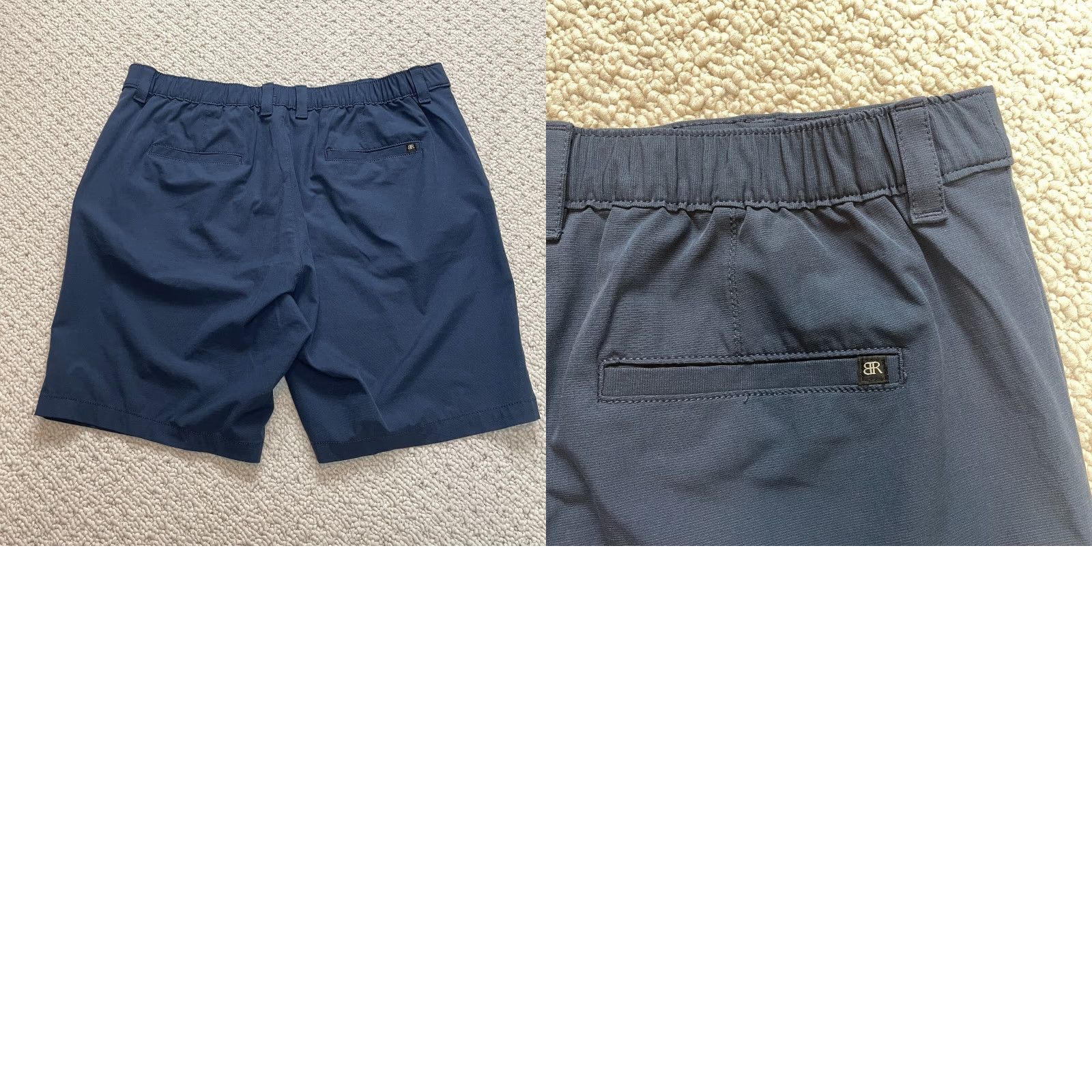 Banana Republic Banana Republic Stretch Chino Shorts Mens 40 Navy Blue Casual Golf Pockets 9" In Size US 40 / EU 56 - 9 Thumbnail