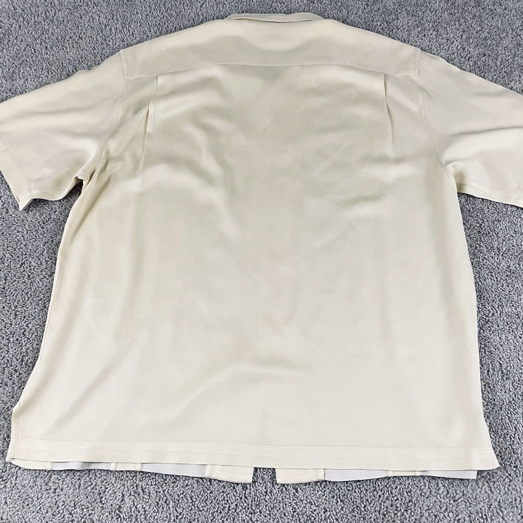 Nat Nast VINTAGE Nat Nast Silk Shirt Men’s Large Bowling Button Up 90s D38 Mens Size US L / EU 52-54 / 3 - 3 Thumbnail