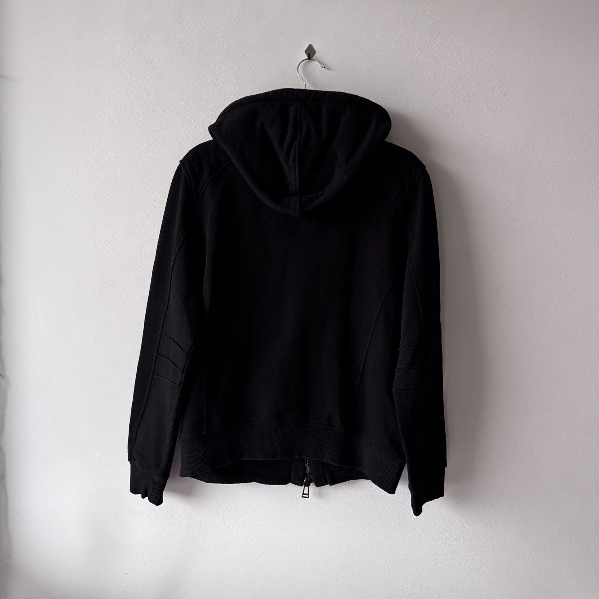 Belstaff Belstaff Black Biker-Style Hoodie Zip-Up Sweatshirt Size US M / EU 48-50 / 2 - 7 Thumbnail