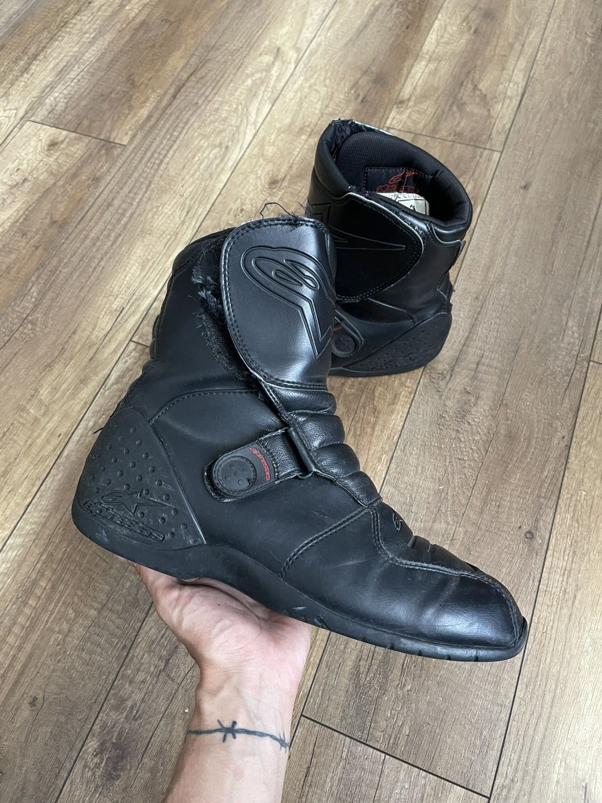 Alpinestars Alpinestars Leather Moto Boots Shoes Size US 11.5 / EU 44-45 - 4 Thumbnail