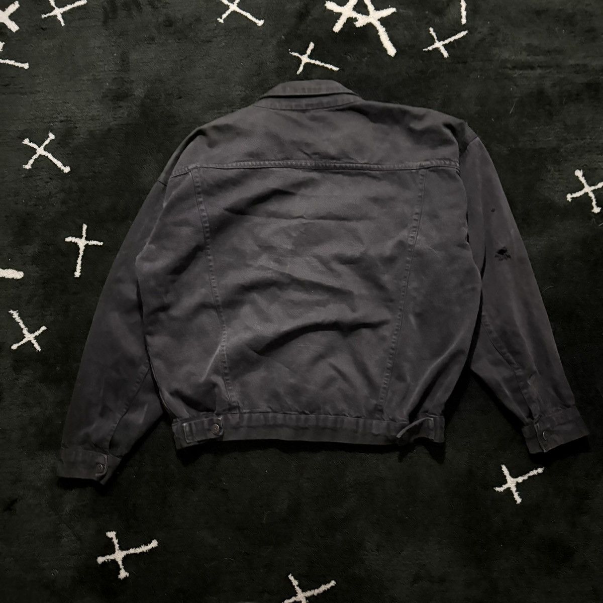 Japanese Brand Vintage - Black Denim Jacket Size US L / EU 52-54 / 3 - 5 Thumbnail