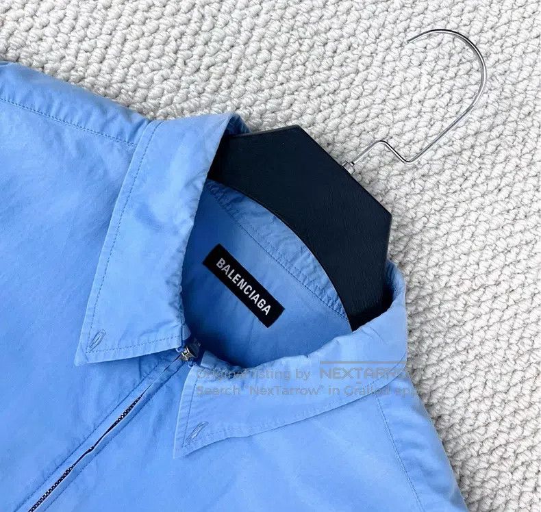 Balenciaga Balenciaga Blue pocket embroidered Mastercard logo zipper Size XS / US 0-2 / IT 36-38 - 3 Thumbnail
