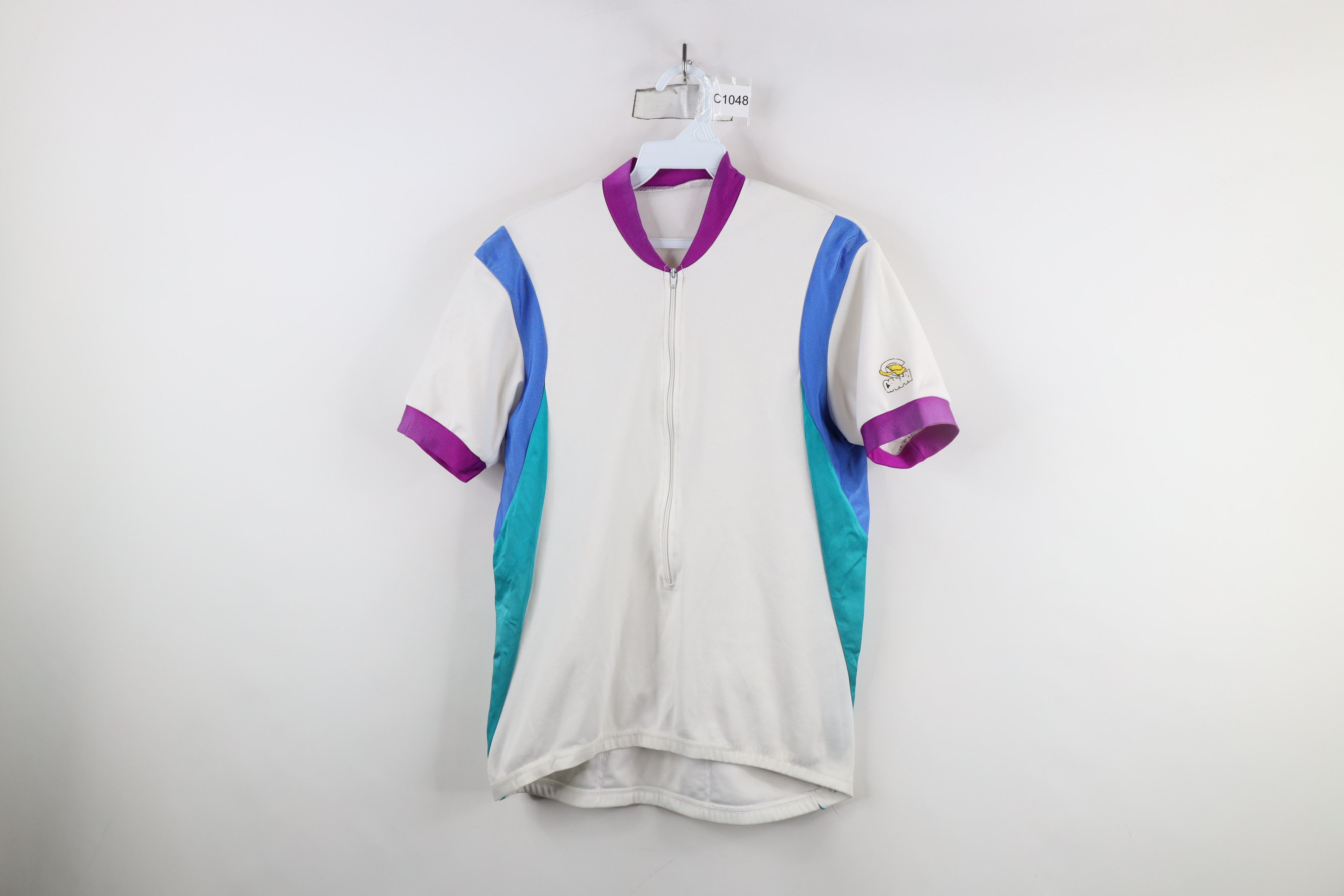 Canari × Vintage Vintage 90s Canari 3/4 Zip Cycling Bicycle Jersey Shirt Size S / US 4 / IT 40 - 1 Thumbnail
