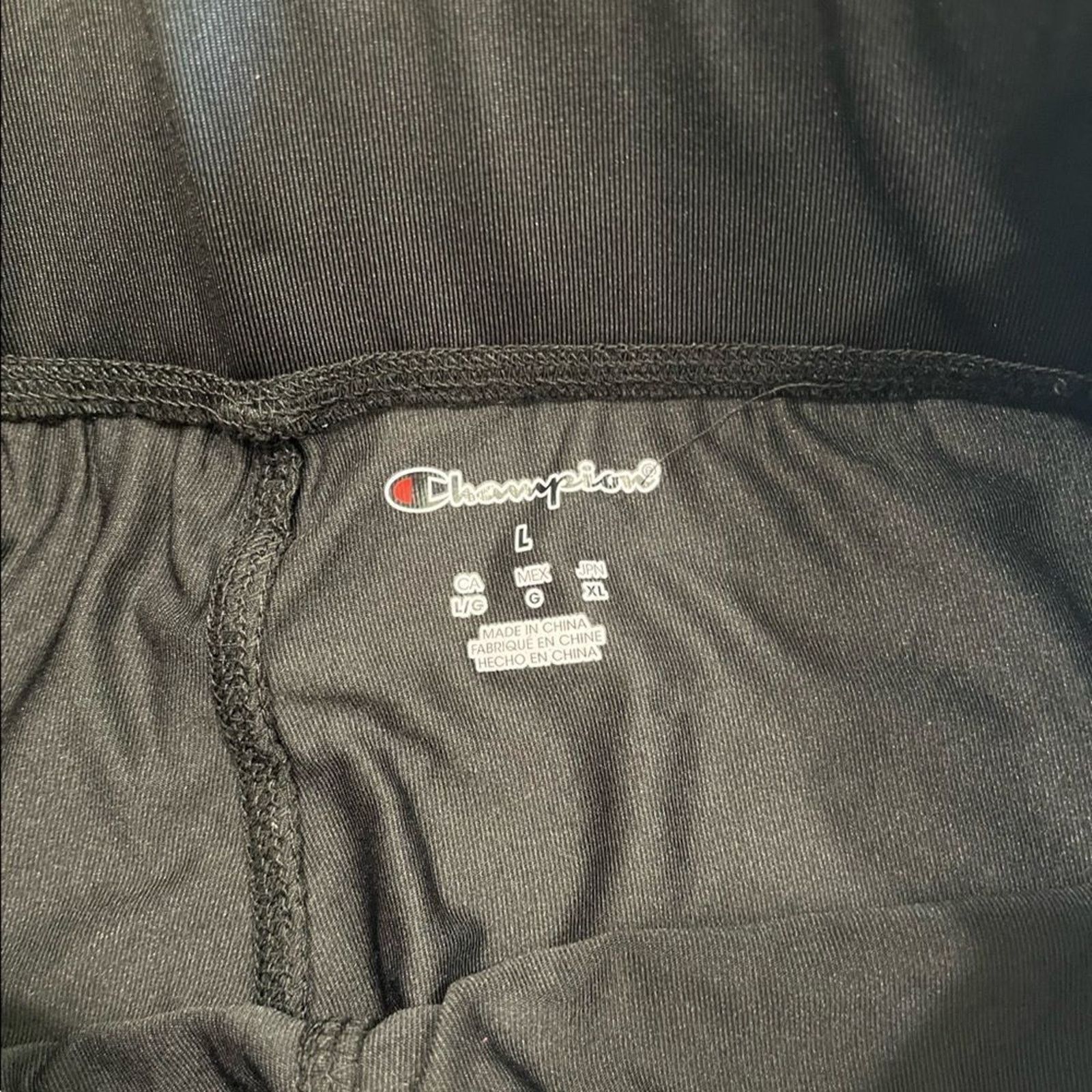 Champion TCU Champion Capri Leggings Black Diamond Print Size L Size 31" - 6 Thumbnail