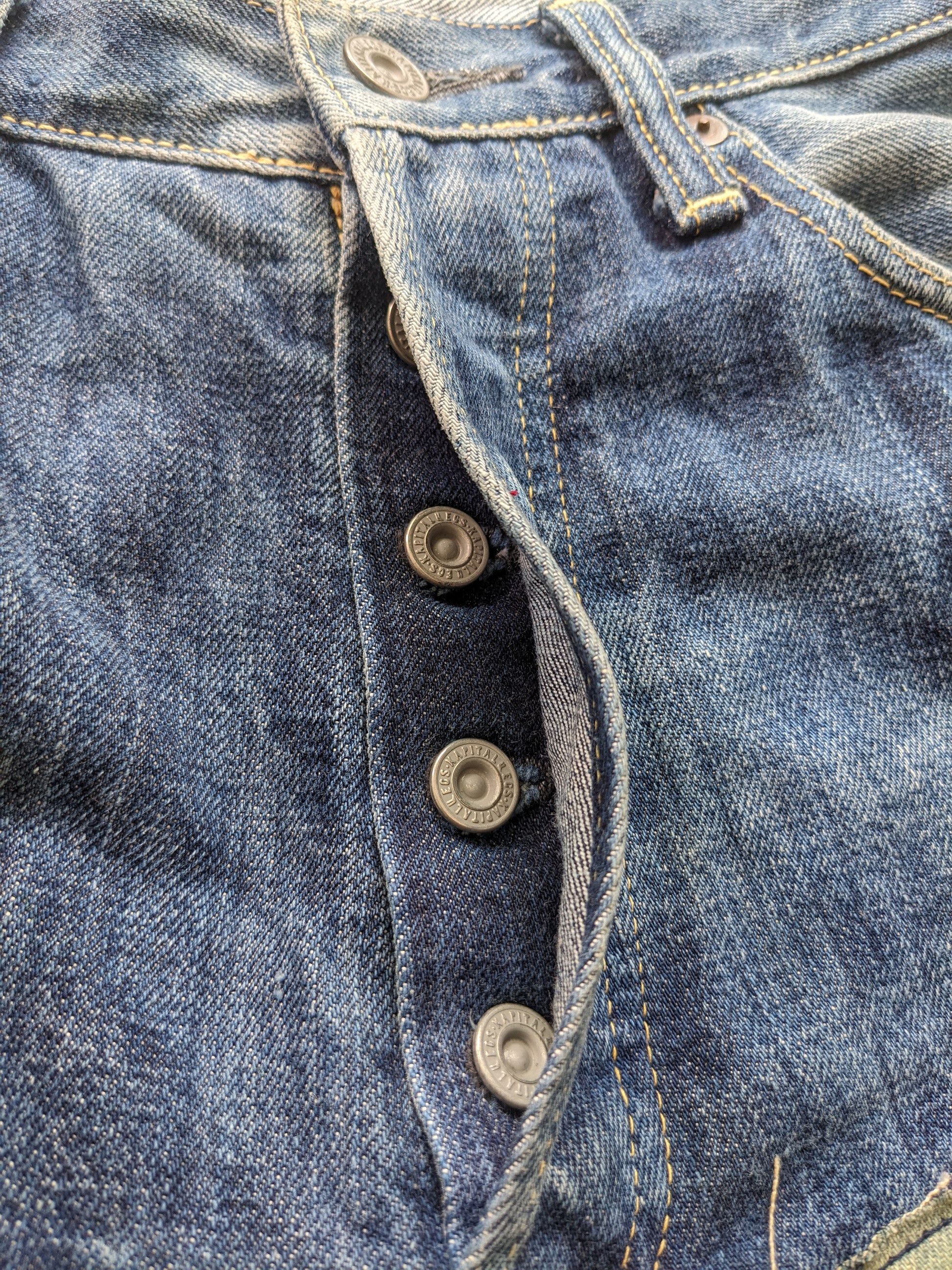 Kapital BEST OFFER 💥 Vintage Kapital Boro Jeans Selvedge Size 29 Size US 29 - 16 Thumbnail