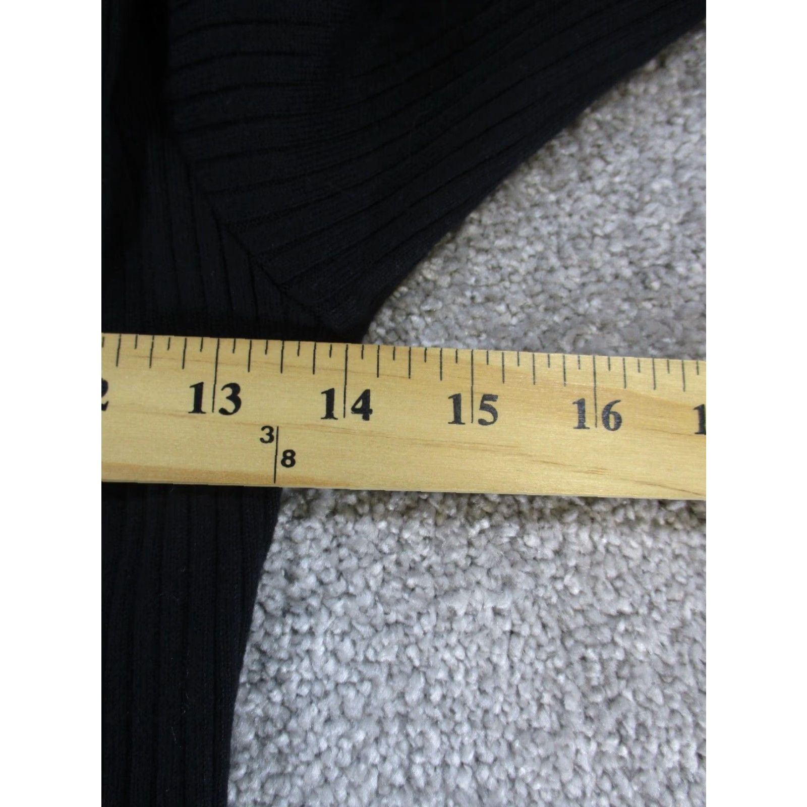 Madewell Madewell Sweater Womens Medium Black Turtleneck Ribbed Cotton Long Sleeve Pullover Womens Size M / US 6-8 / IT 42-44 - 6 Thumbnail