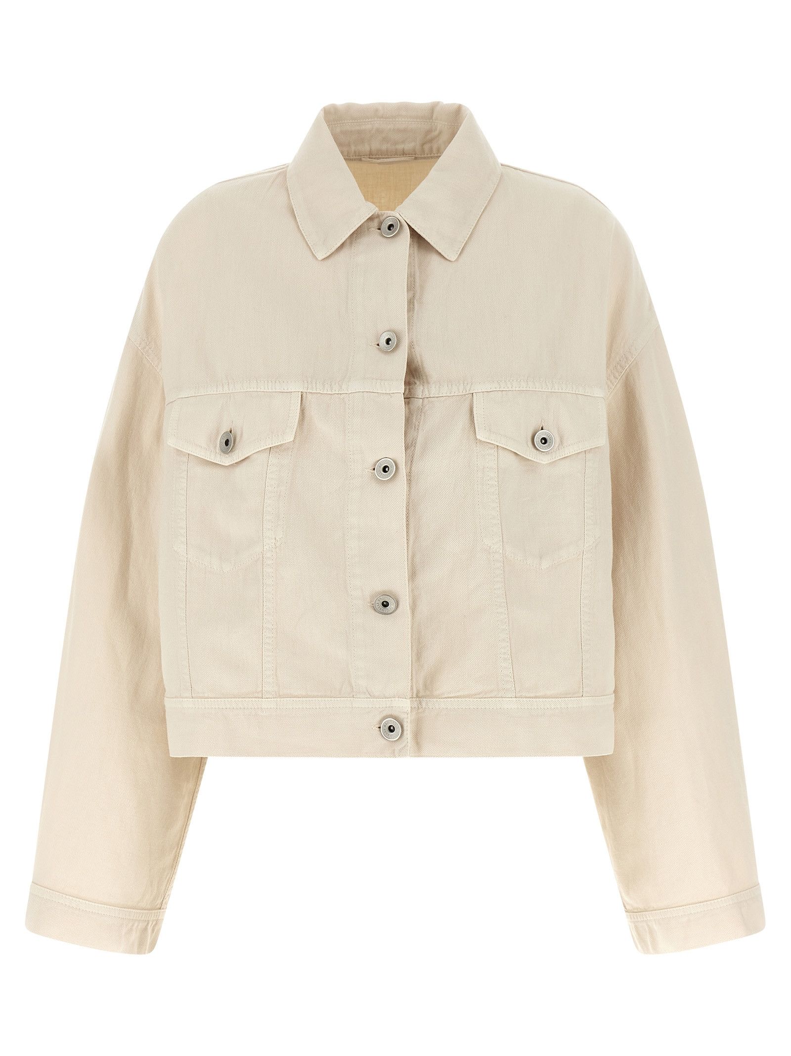 Brunello Cucinelli Linen cotton jacket Size M / US 6-8 / IT 42-44 - 1 Thumbnail