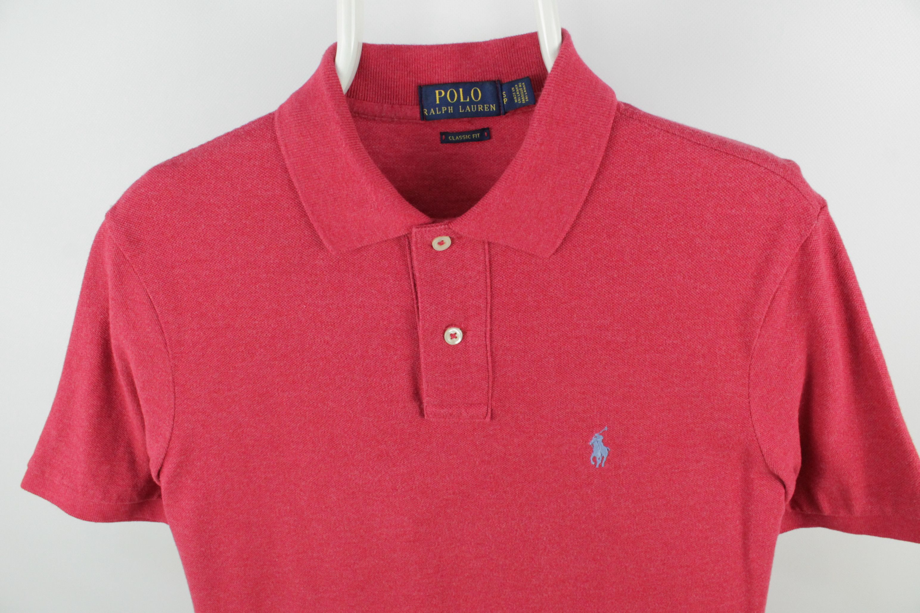 Polo Ralph Lauren × Ralph Lauren Polo Ralph Lauren Classic Fit Red Polo Shirt Men's Size US S / EU 44-46 / 1 - 2 Thumbnail