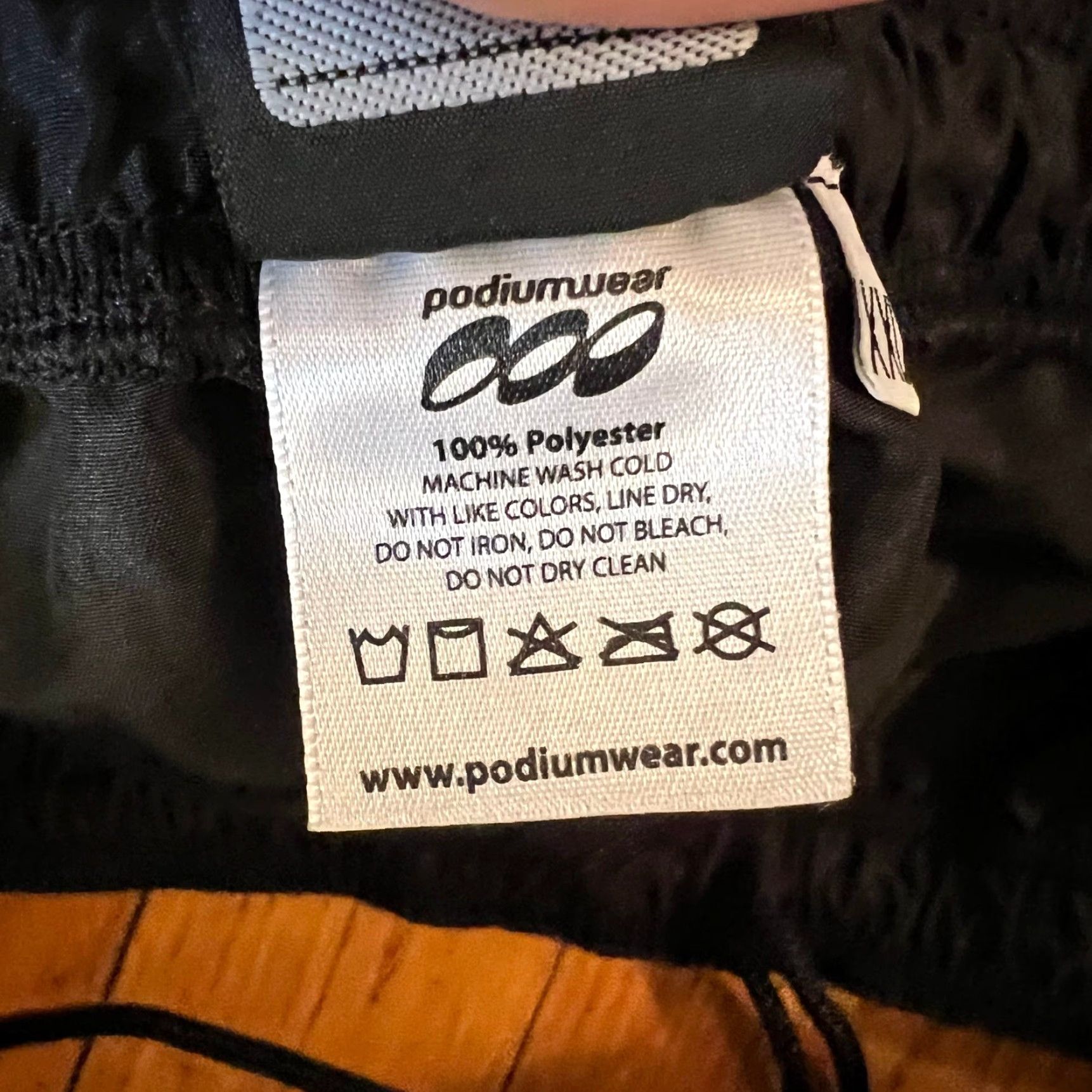 Vintage Podium wear Pants Indoor Windbreaker Mens XXL Black Performance Track Pants Size US 39 - 6 Thumbnail
