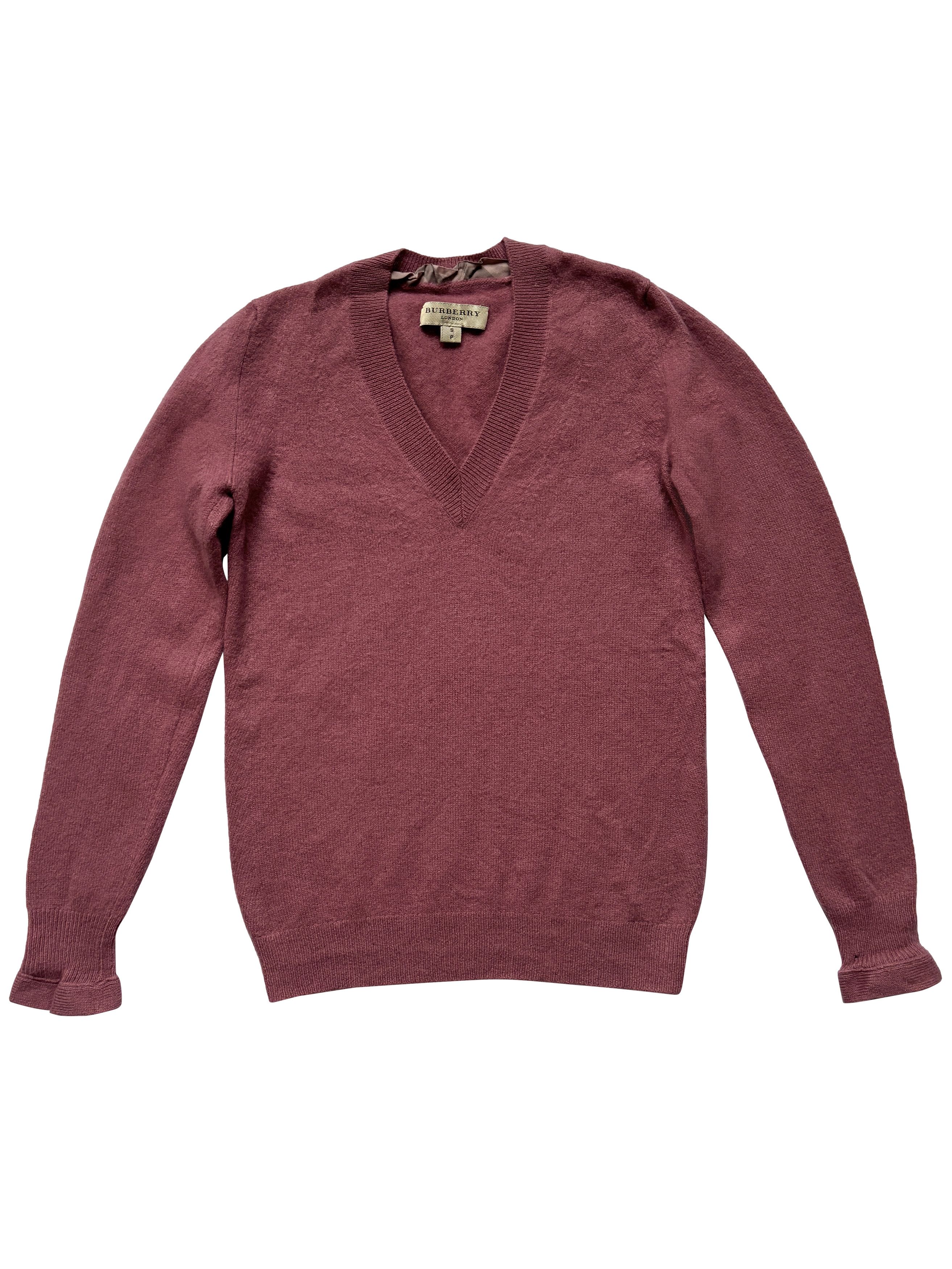 ⚡️QUICK SALE⚡️Burberry Pink Cashmere V-neck Sweater