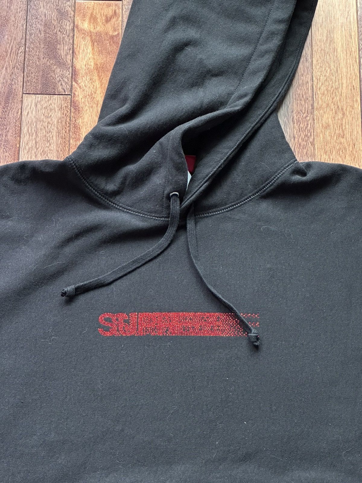 Supreme × Swarovski Supreme Swarovski® Motion Logo Hoodie - large - black Size US L / EU 52-54 / 3 - 3 Thumbnail