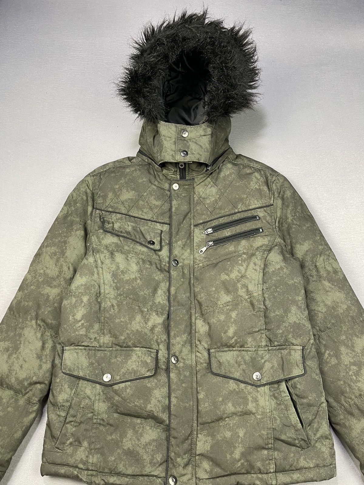 If Six Was Nine AVAIL MODE CAMOUFLAGE PUFFER JACKET Size US M / EU 48-50 / 2 - 2 Thumbnail