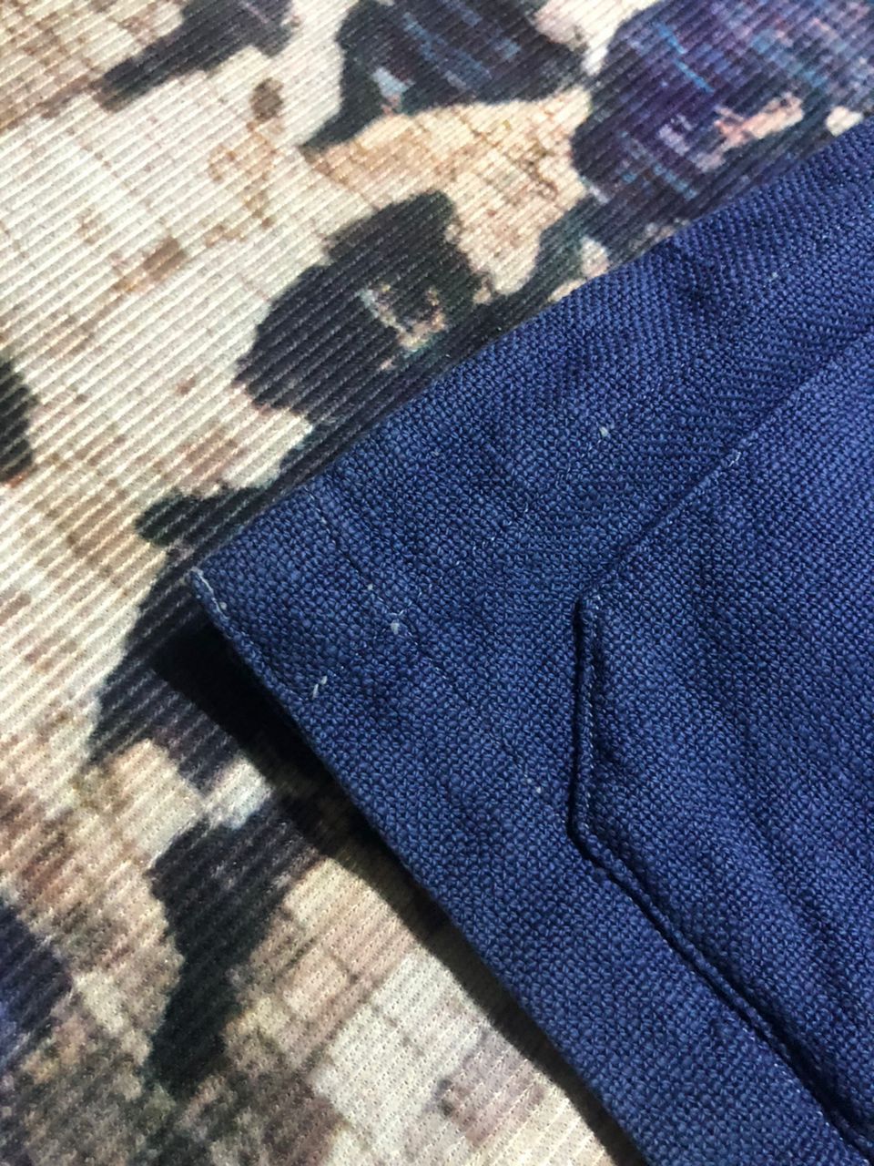 Gucci Vintage 50s/60s Gucci Indigo Casual Shirts Short Sleeve Size US L / EU 52-54 / 3 - 14 Thumbnail