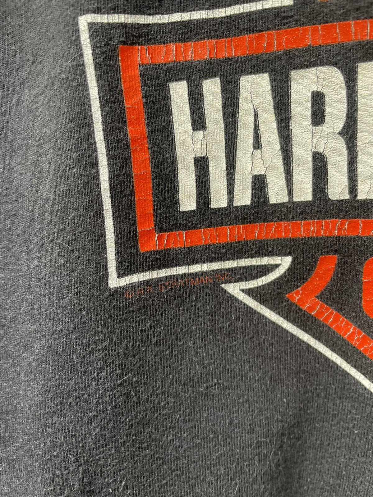 Harley Davidson × Vintage 1994 Harley Davidson Eagle T-Shirt Vintage Faded Size US L / EU 52-54 / 3 - 13 Thumbnail