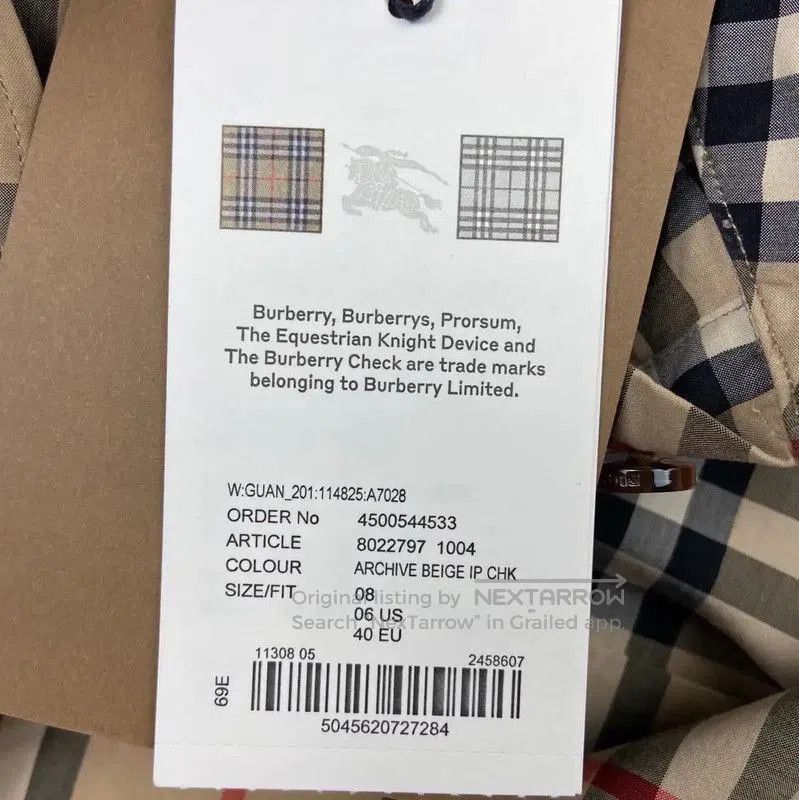 Burberry Burberry Beige Cotton Women's Shirt. Size M / US 6-8 / IT 42-44 - 8 Thumbnail