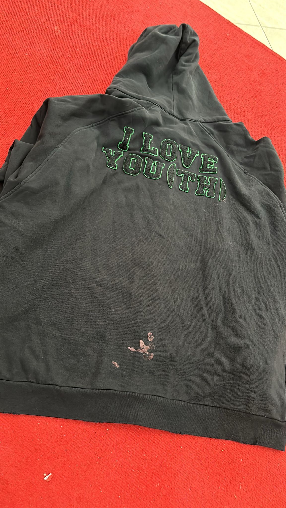 Raf Simons CC000021 I Love You Zip Hoodie in Black Size US S / EU 44-46 / 1 - 7 Thumbnail