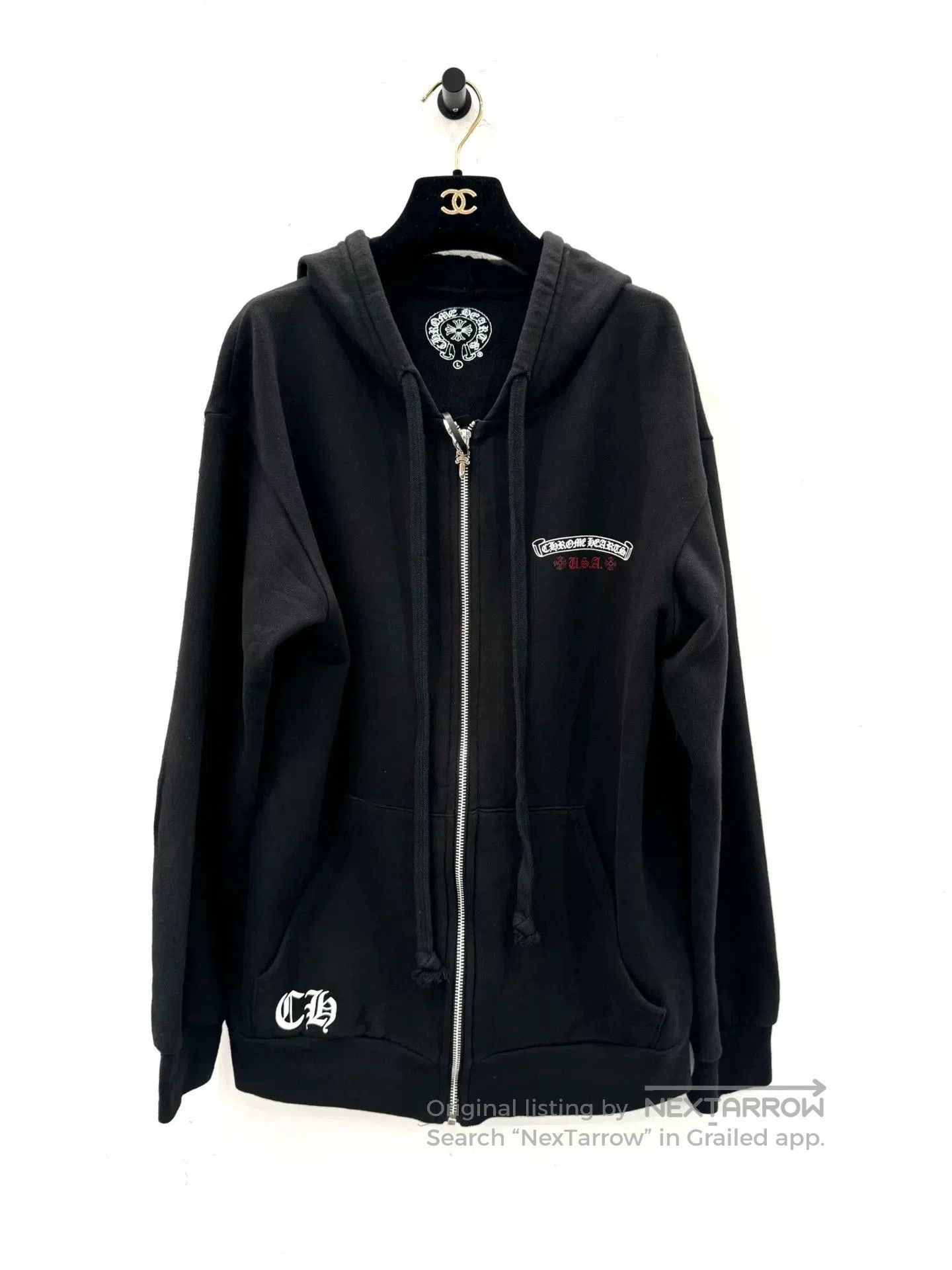 Chrome Hearts Chrome Hearts Black Zip Hoodie. Size US L / EU 52-54 / 3 - 3 Thumbnail
