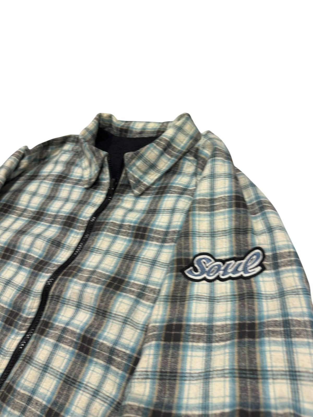 Japanese Brand × Vintage Vtg🔥90’s Soul Brand Flannel Jacket Made In Usa Size US M / EU 48-50 / 2 - 12 Thumbnail
