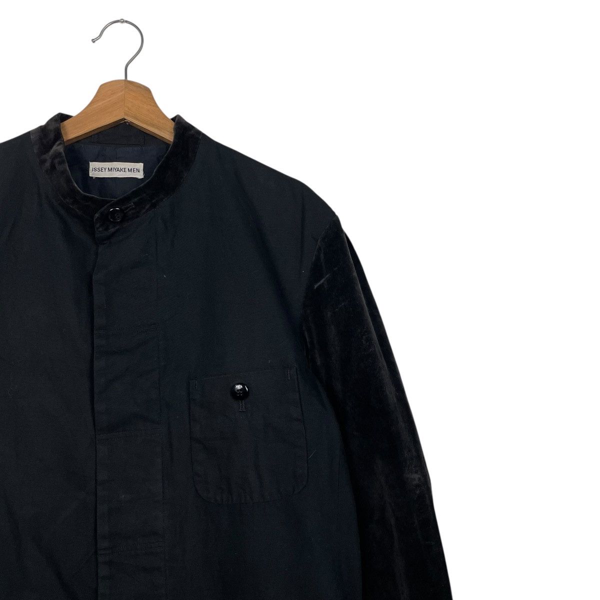 Issey Miyake Issey Miyake Men Mandarin Velvet Sleeve Jacket Size US M / EU 48-50 / 2 - 5 Thumbnail