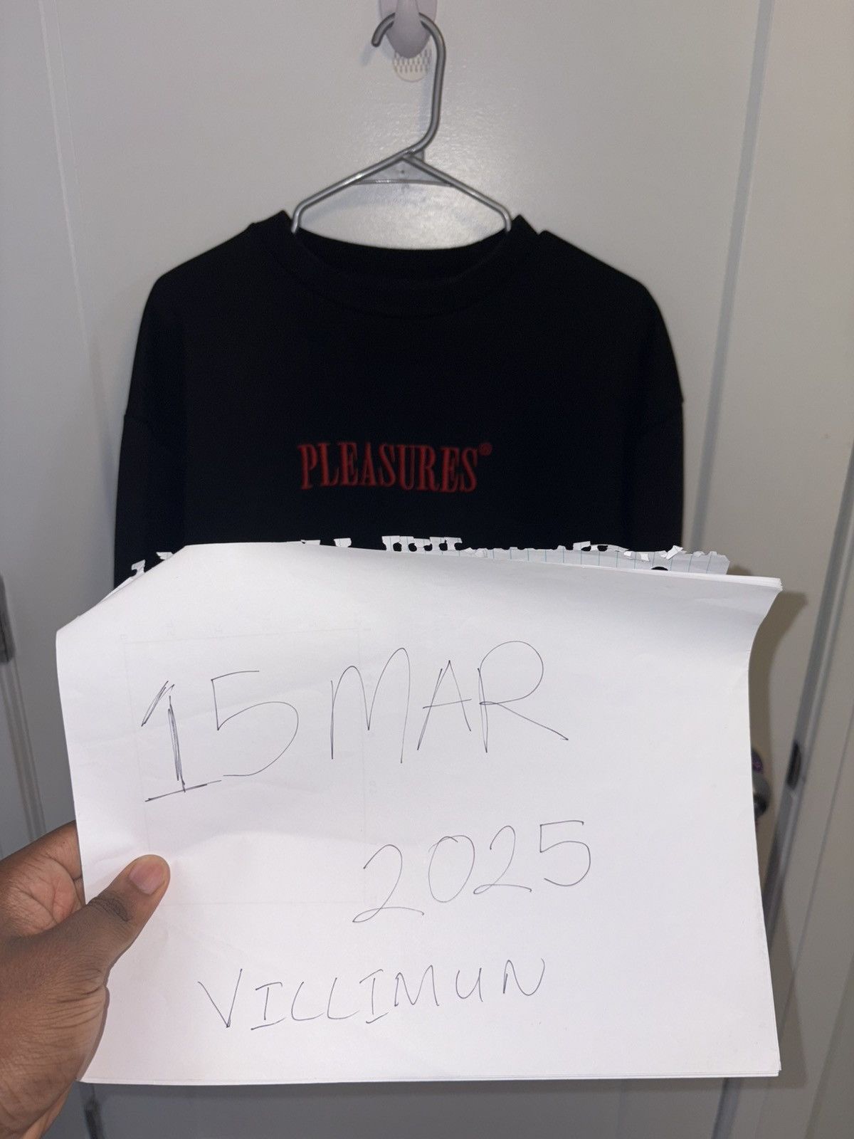 Pleasures Pleasures Pleasures Logo Tee Size US M / EU 48-50 / 2 - 4 Thumbnail