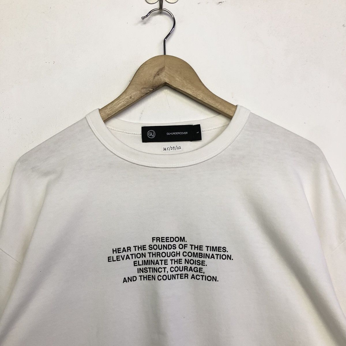 GU × Undercover Undercover X GU Freedom Long Sleeve Tshirt Size US L / EU 52-54 / 3 - 6 Thumbnail