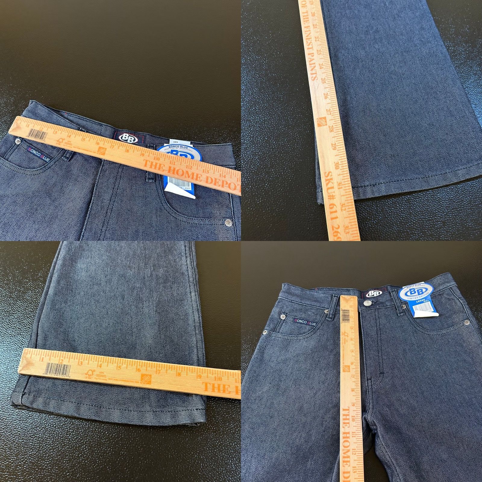 Vintage VINTAGE Bonco Blue Jeans Womens Size 7 Loose Wide Leg 1990s Casual Hip Hop Denim Blue Size 28" / US 6 / IT 42 - 8 Thumbnail