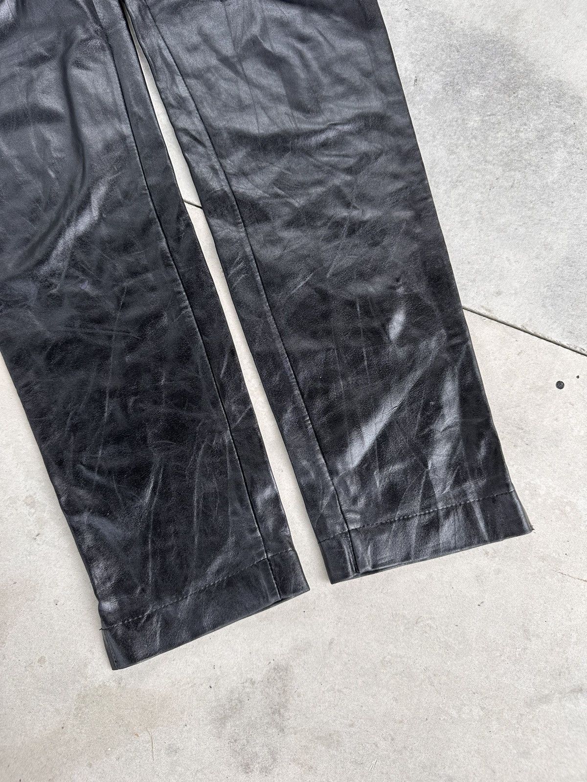 Comme des Garcons × Junya Watanabe × Vintage AD1991 100% Polyurethane Legging Size 27" / US 4 / IT 40 - 2 Thumbnail
