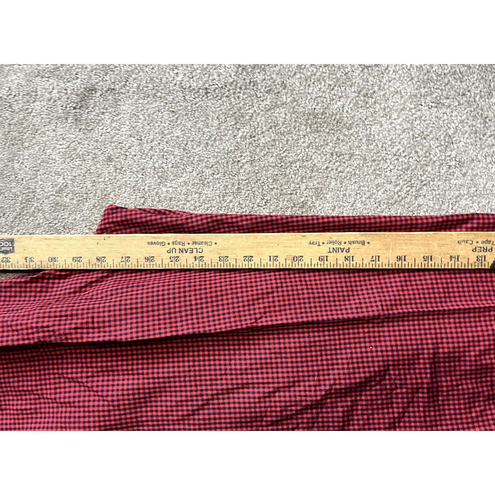 Talbots Talbots Chatham Ankle Pants Womens 18 Red Gingham Plaid Curvy Fit Size 40" / US 18 - 6 Thumbnail