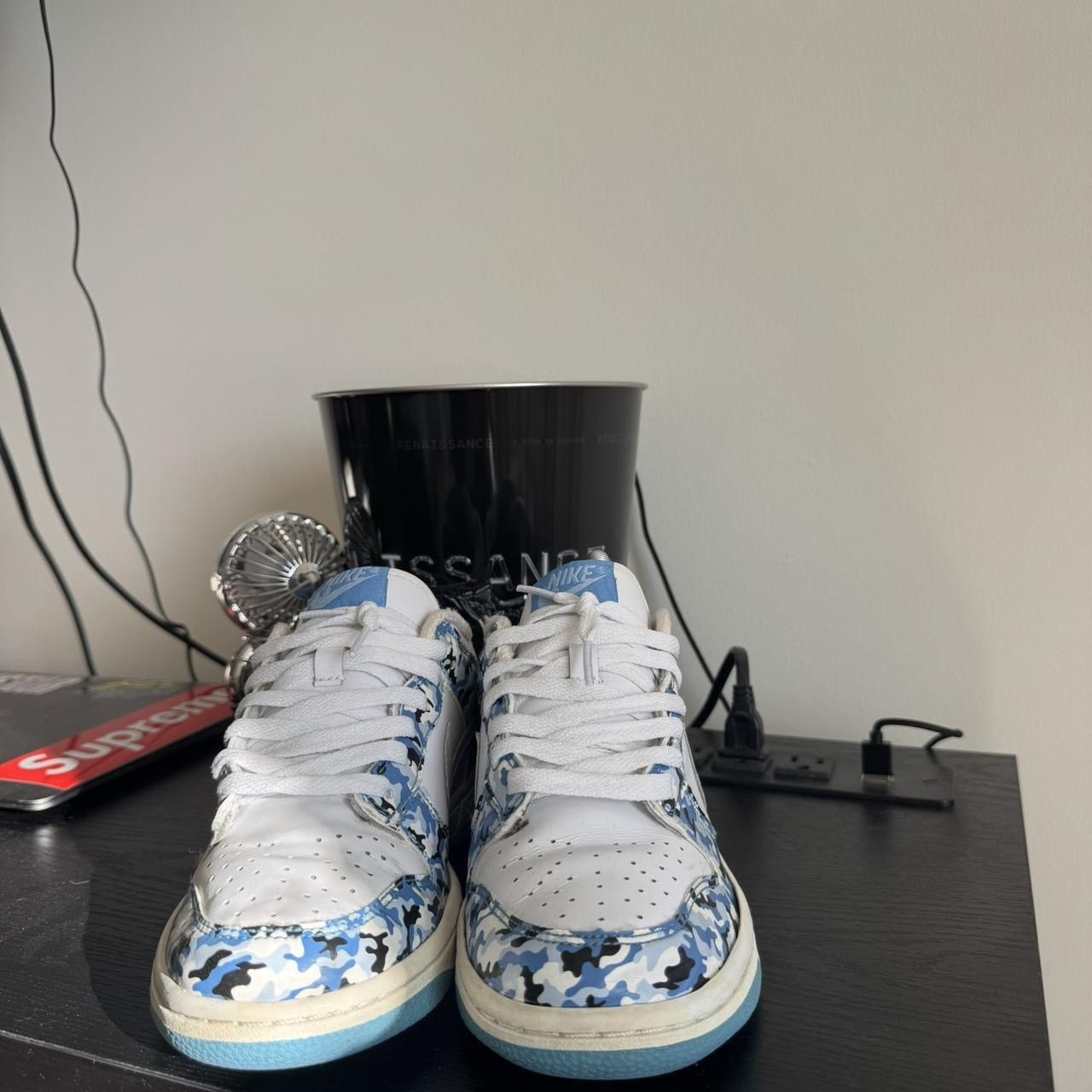 Nike Rare Nike dunk low camo blue white 2006 Size US 7 / IT 37 - 3 Thumbnail