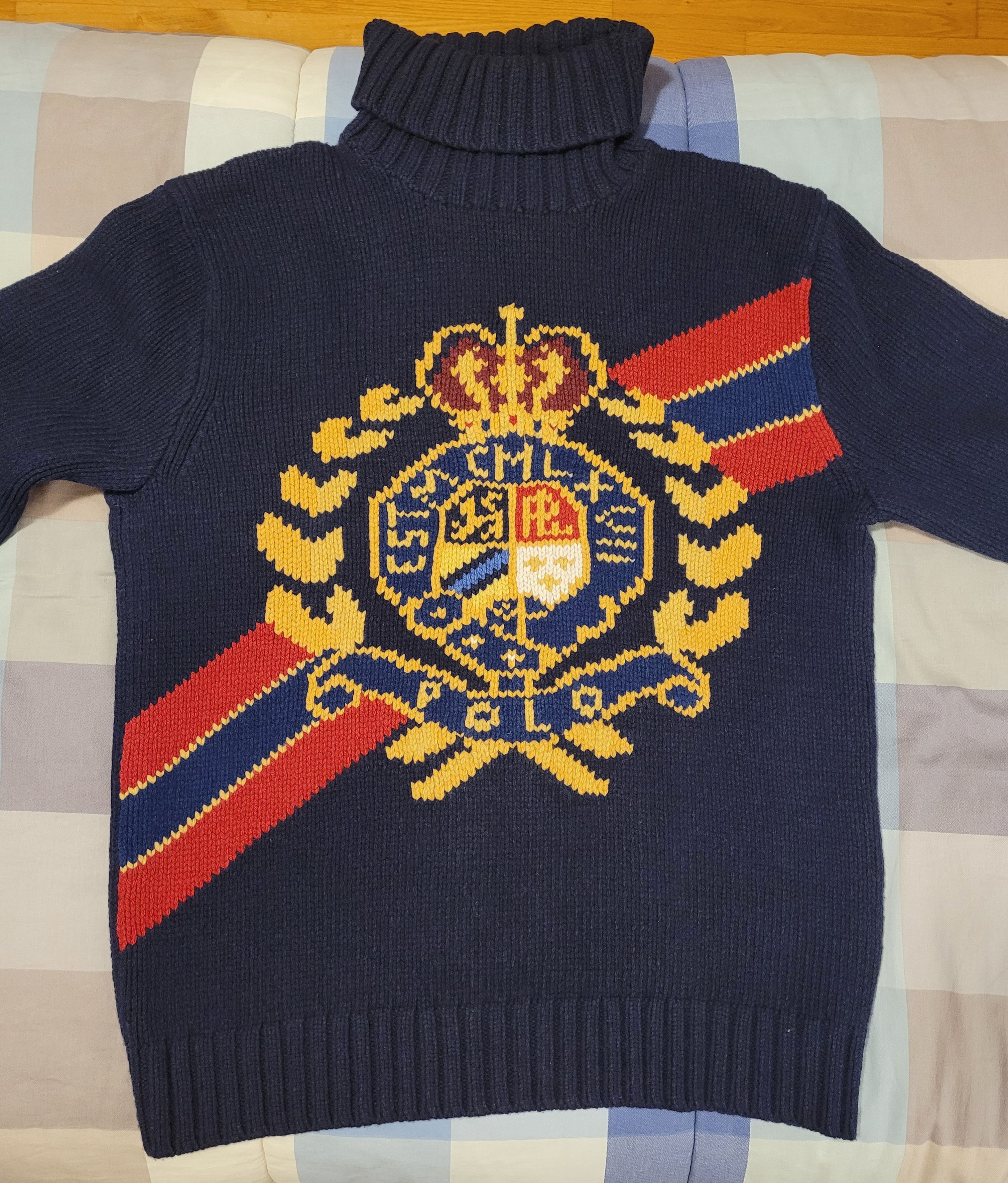 Polo Ralph Lauren polo Ralph Lauren crest wool turtleneck Size US M / EU 48-50 / 2 - 1 Thumbnail