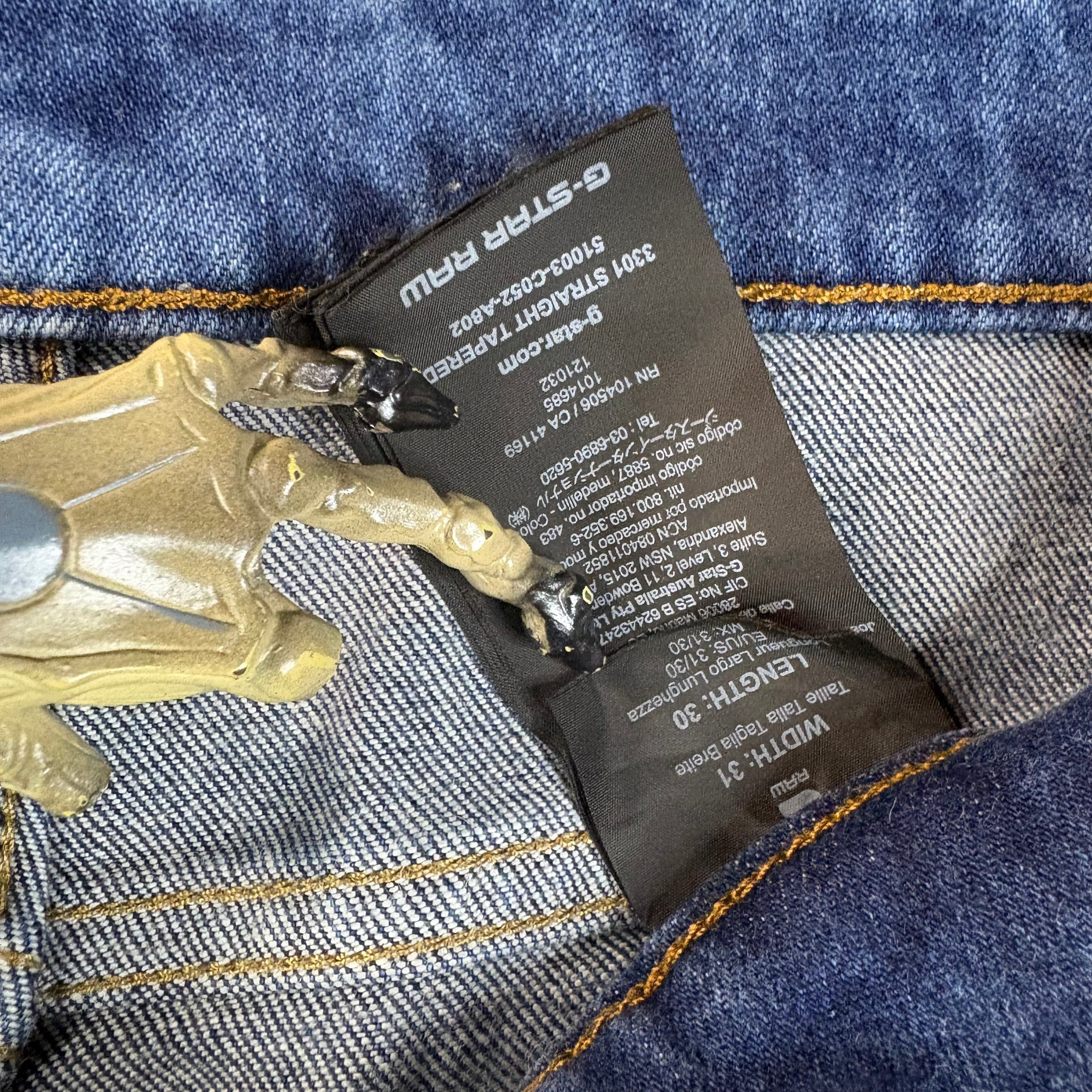 G-Star G-Star 3301 Straight Tapered Jeans Size 31" Size US 31 - 3 Thumbnail