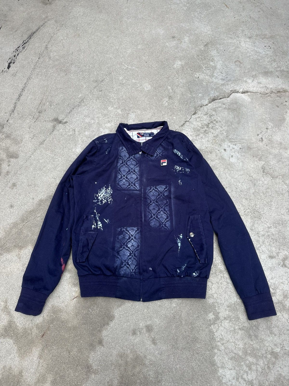 Fila Fila work jacket hand painted Size US S / EU 44-46 / 1 - 3 Thumbnail