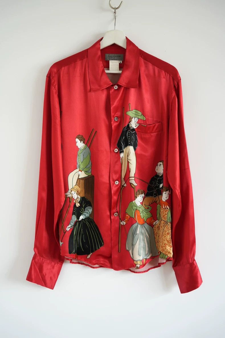 Yohji Yamamoto Yohji Yamamoto Deer House Shirt of the First Year of 95aw s Size US M / EU 48-50 / 2 - 1 Thumbnail