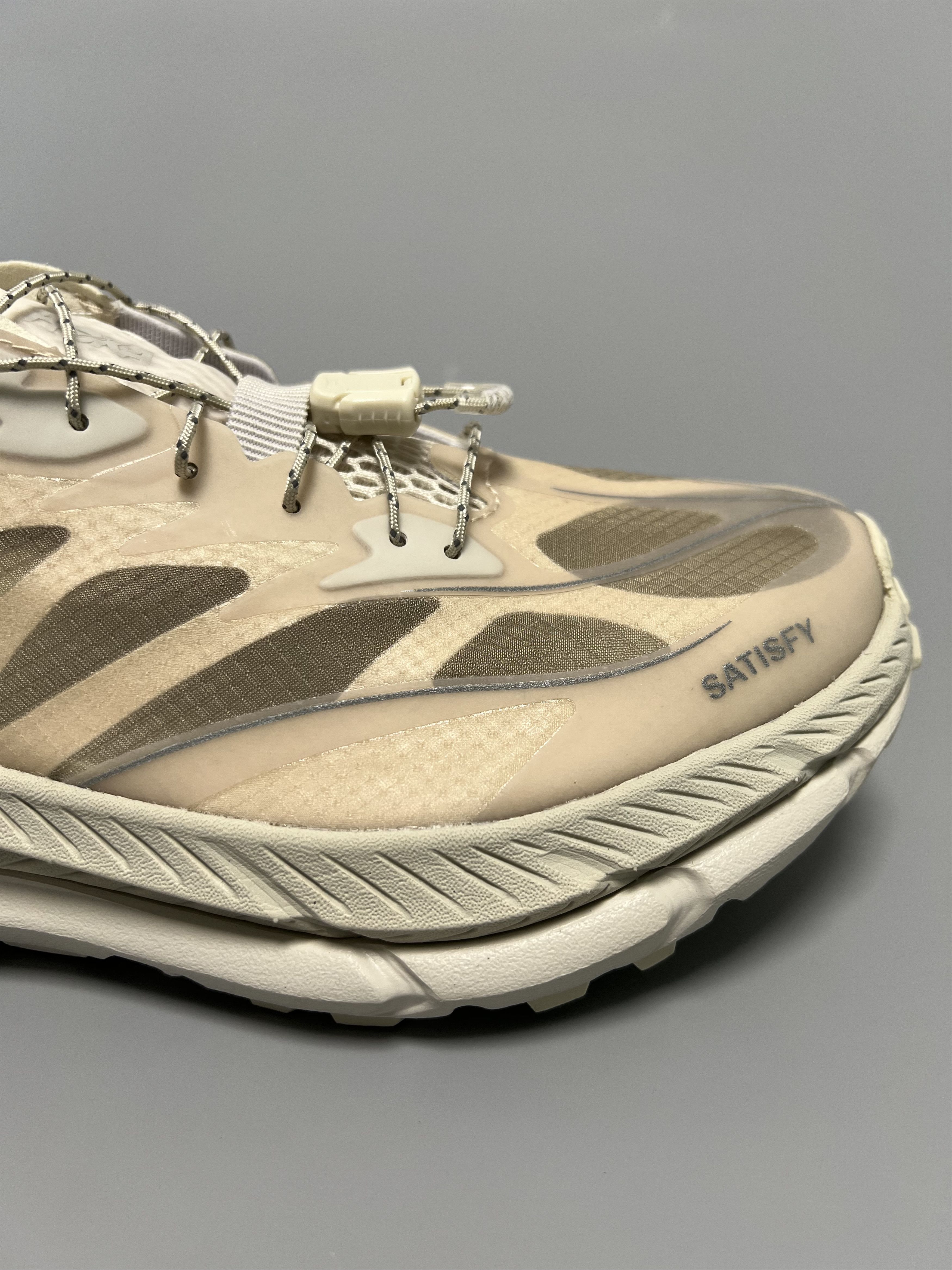 Hoka × Satisfy Hoka x Satisfy Mafate Speed 4 Lite Bone Trail Running Shoes Size US 7 / IT 37 - 13 Thumbnail
