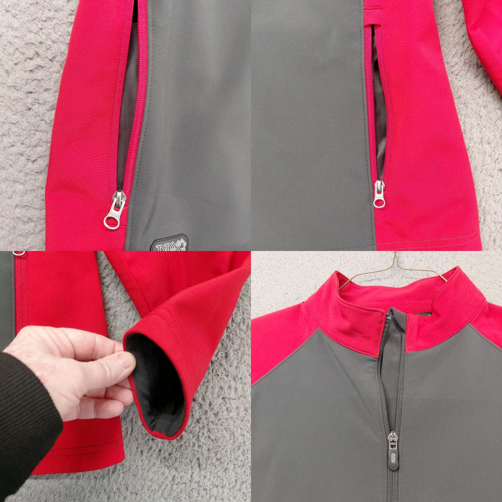 Vintage DDI DUCK DDX Dri-Duck Jacket Women's XL Red/Charcoal Motion Soft Shell Zip Pockets Lightweight Windbreaker Mens Womens Girls? Size XL / US 12-14 / IT 48-50 - 9 Thumbnail