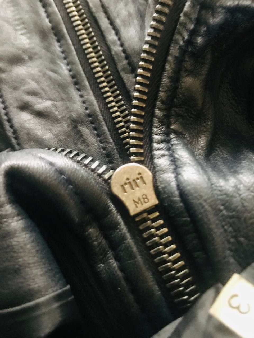 Japanese Brand Rumble Sheep Leather Jacket Riri Zipper Size US S / EU 44-46 / 1 - 6 Thumbnail