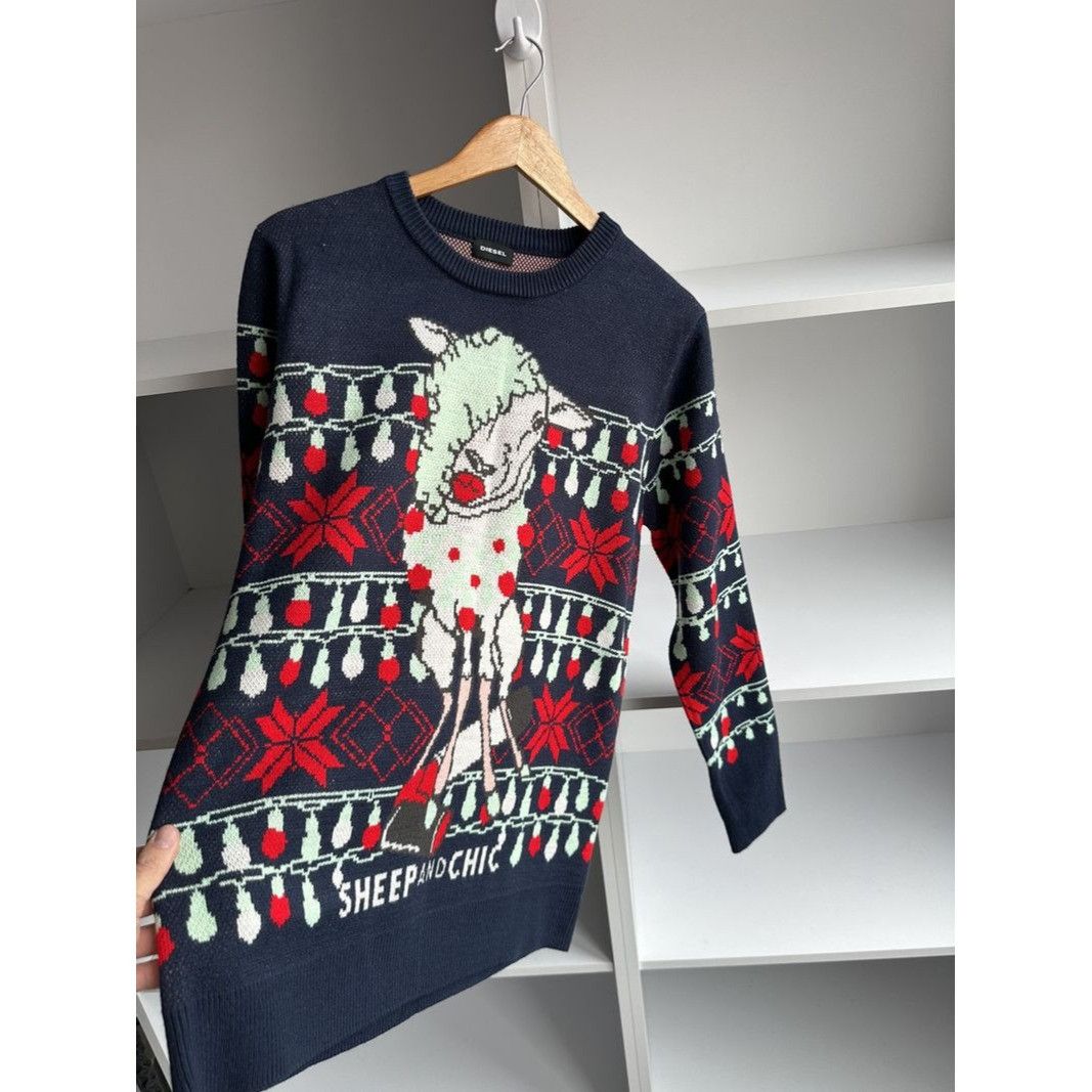 Diesel VTG Diesel Sheep And Chic Designed Sweater Size US L / EU 52-54 / 3 - 5 Thumbnail