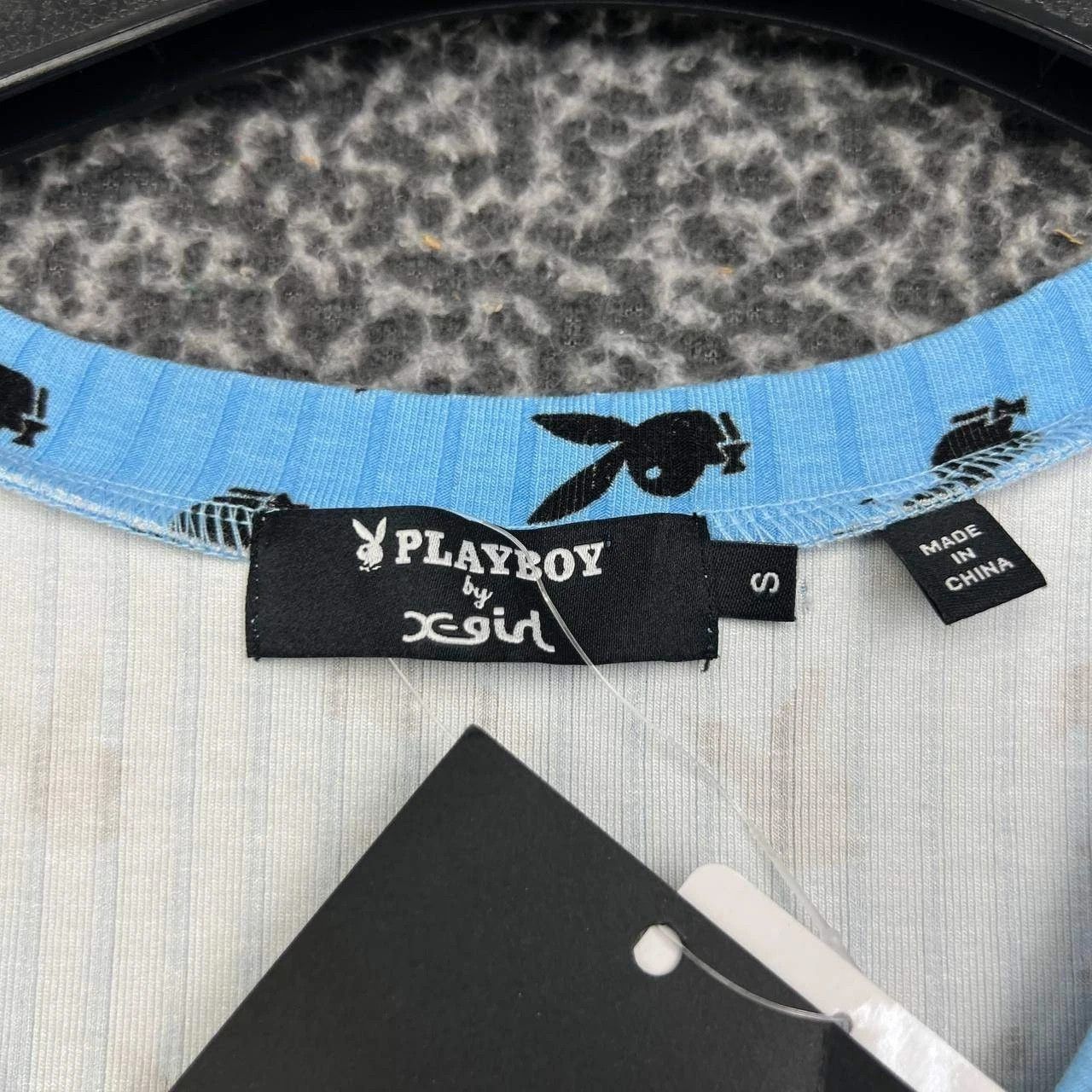 Playboy Playboy by X-Girl Dress Women Blue Short Sleeve A-Line S New Size S / US 4 / IT 40 - 5 Thumbnail