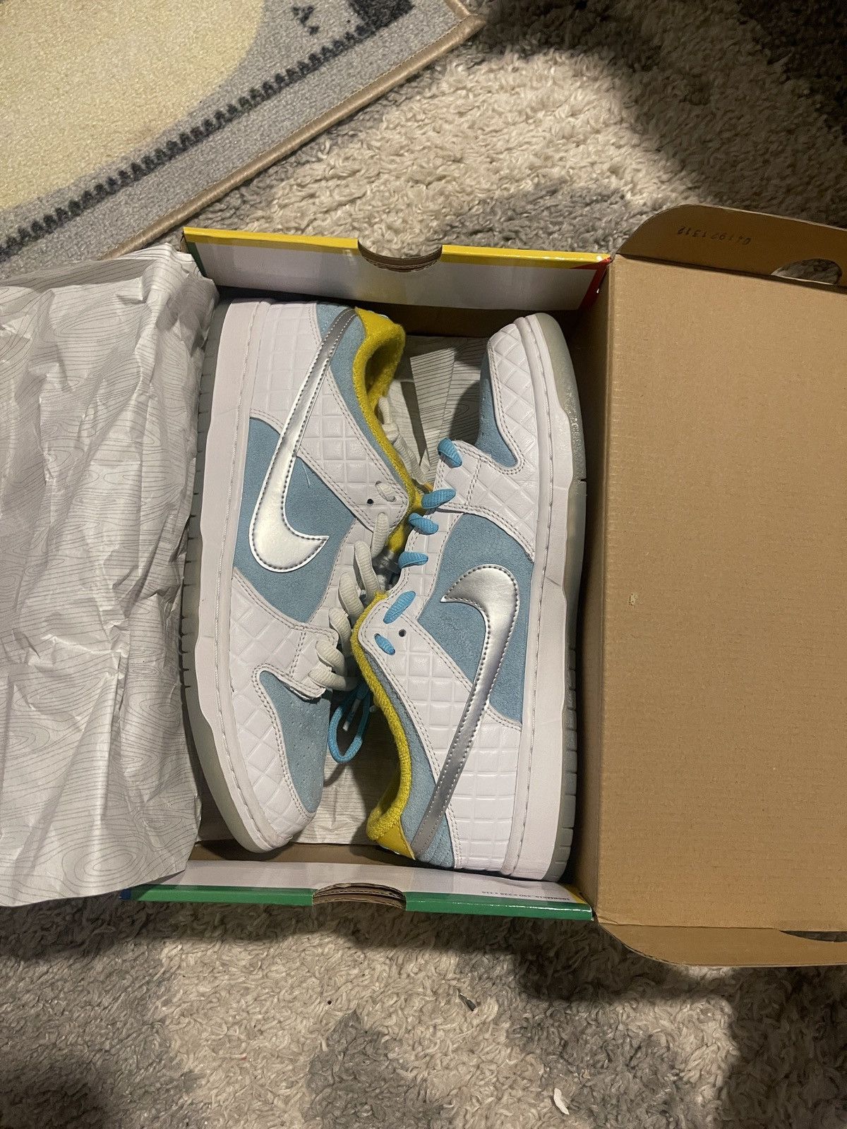 Nike Nike Dunk Low FTC Lagoon Size US 12 / EU 45 - 5 Thumbnail