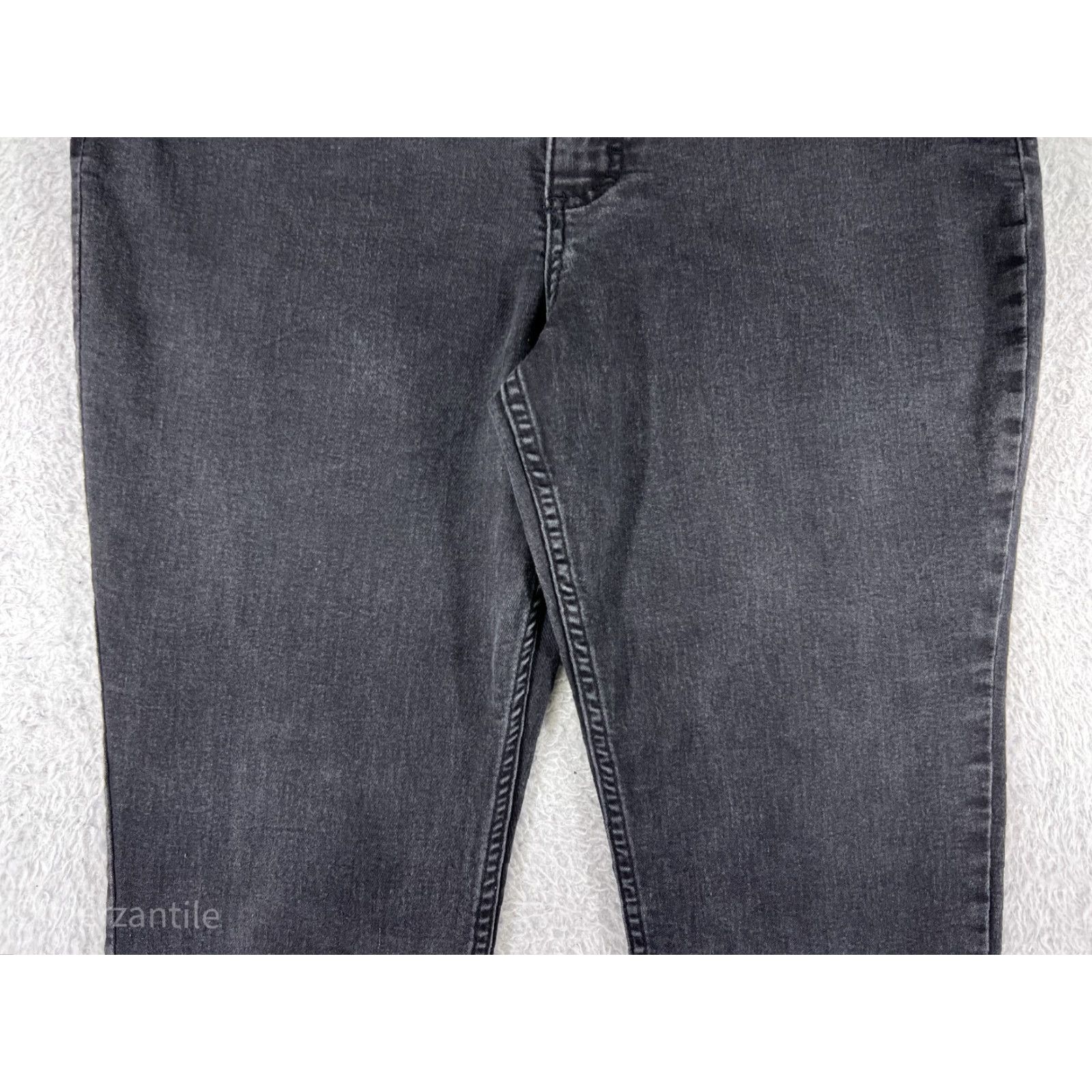 Lee Riders By Lee Jeans Pants Womens 12 Black Denim Bootcut Western Embroidered Denim Jeans Bootcut Womens 12 Black Size 34" / US 12 / IT 48 - 7 Thumbnail