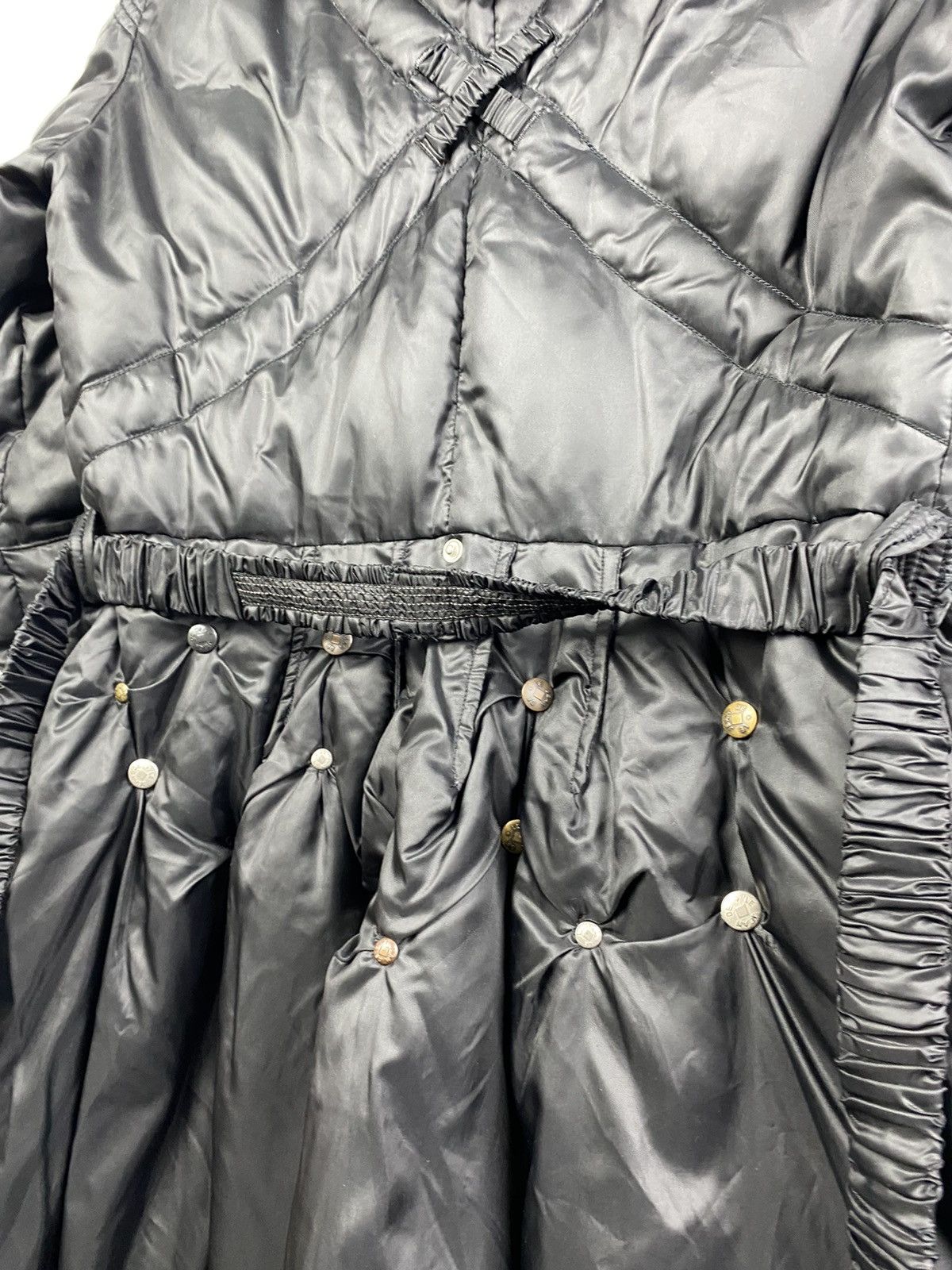 Designer × Marithe + Francois Girbaud RARE🔥MARITHE FRANCOIS GIRBAUD BELTED BLACK GOTHIC JACKET Y2K Size L / US 10 / IT 46 - 22 Thumbnail