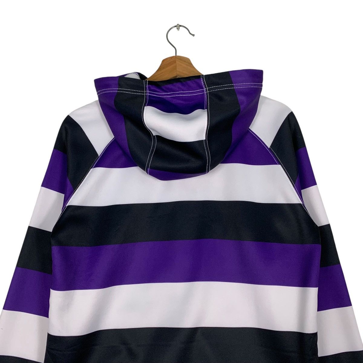 Empyre EMPYRE Striped Zipper Hoodies Sweatshirt #1249-C56 Size US L / EU 52-54 / 3 - 8 Thumbnail
