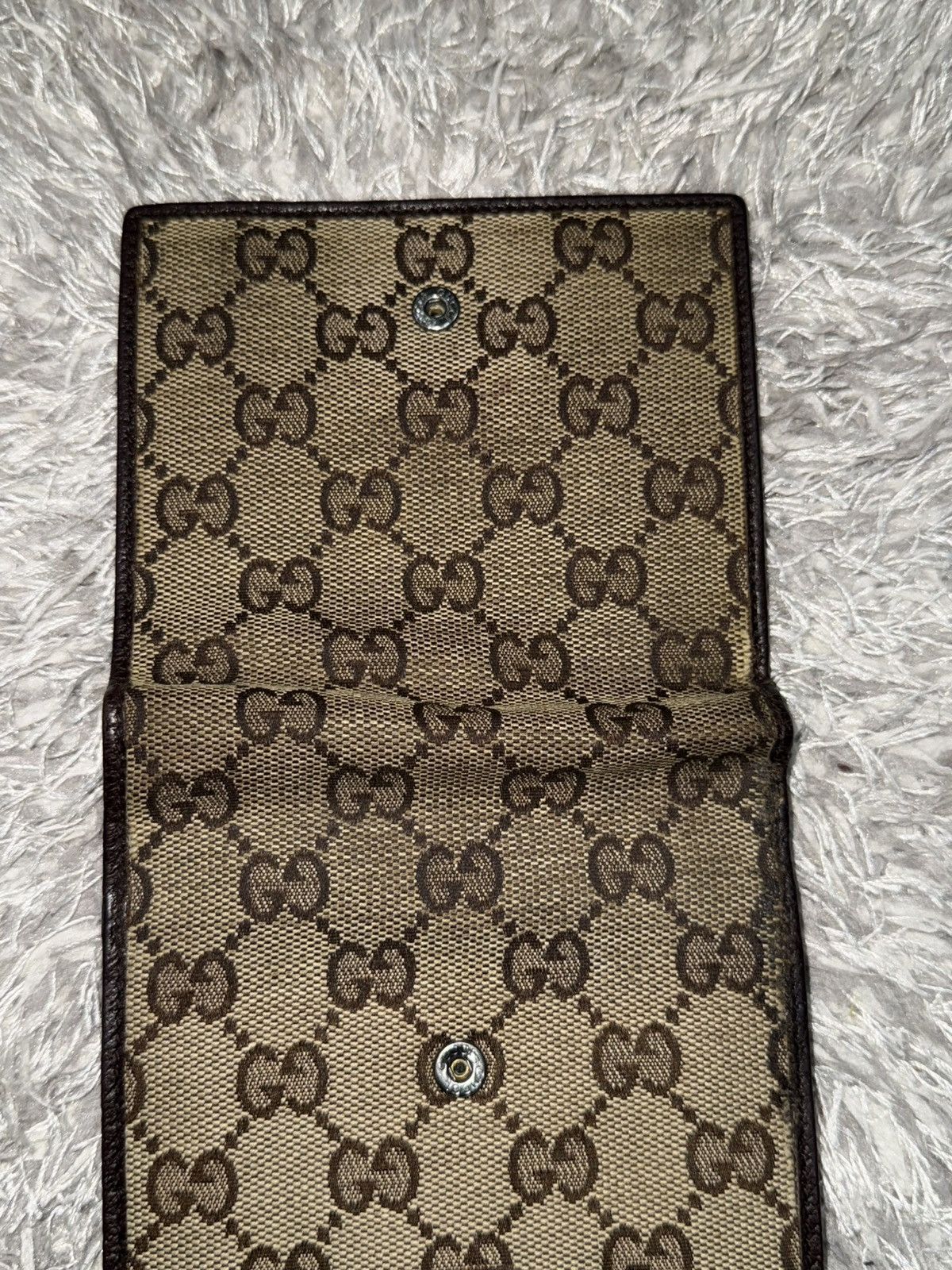 Gucci VINTAGE GUCCI GG CANVAS BI-FOLD WALLET Size ONE SIZE - 15 Thumbnail