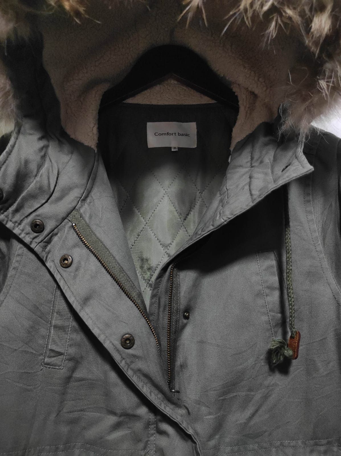 Japanese Brand Comfort Basic Fur Parka Hoodie Jacket LGB style Size US M / EU 48-50 / 2 - 7 Thumbnail