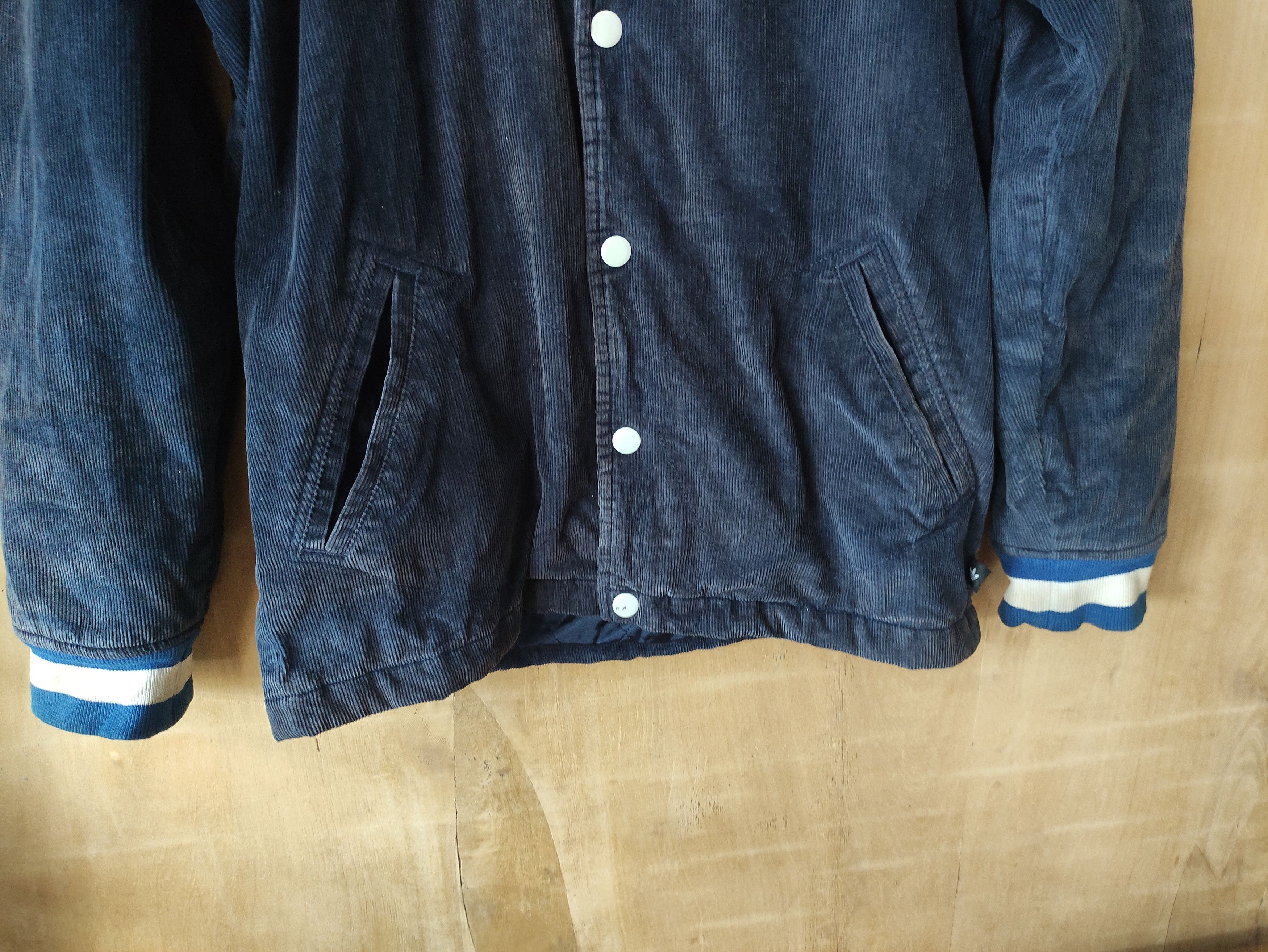 Adidas ADIDAS ORIGINALS JACKET BLOUSON CORDUROY PADDED NAVY Size US S / EU 44-46 / 1 - 10 Thumbnail