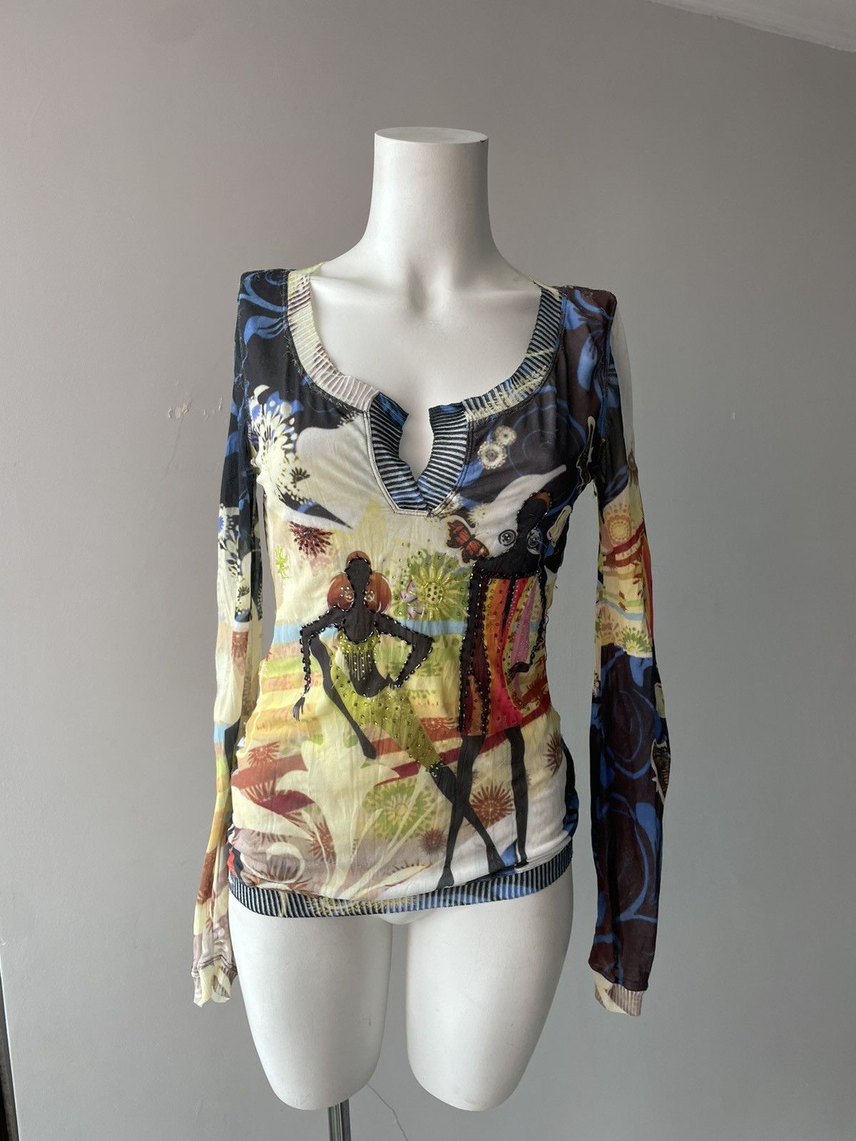 Vintage y2k blouse Size M / US 6-8 / IT 42-44 - 6 Thumbnail